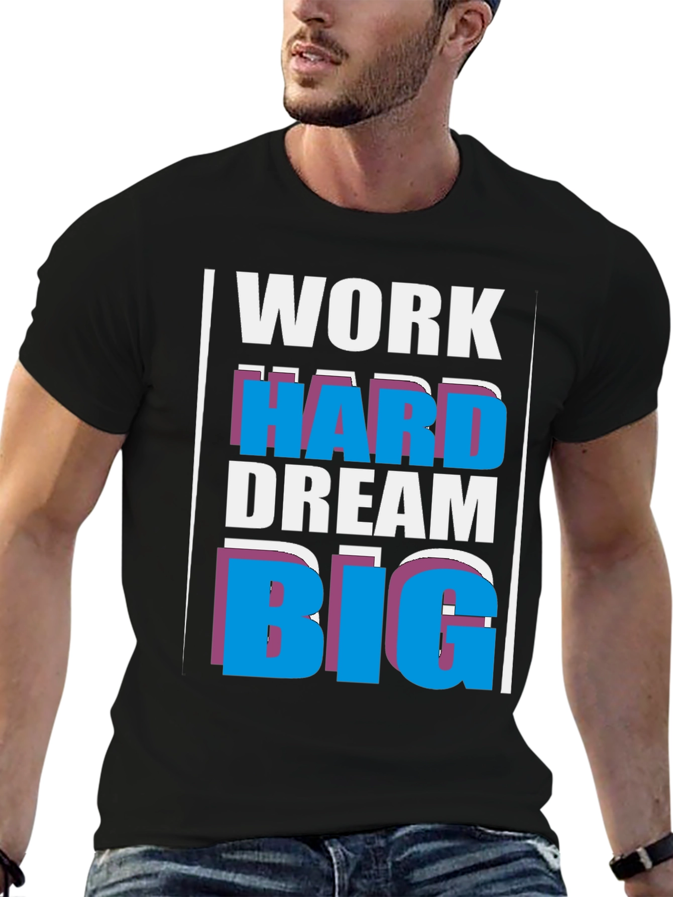 Work Hard Dream Big Graphic Tee