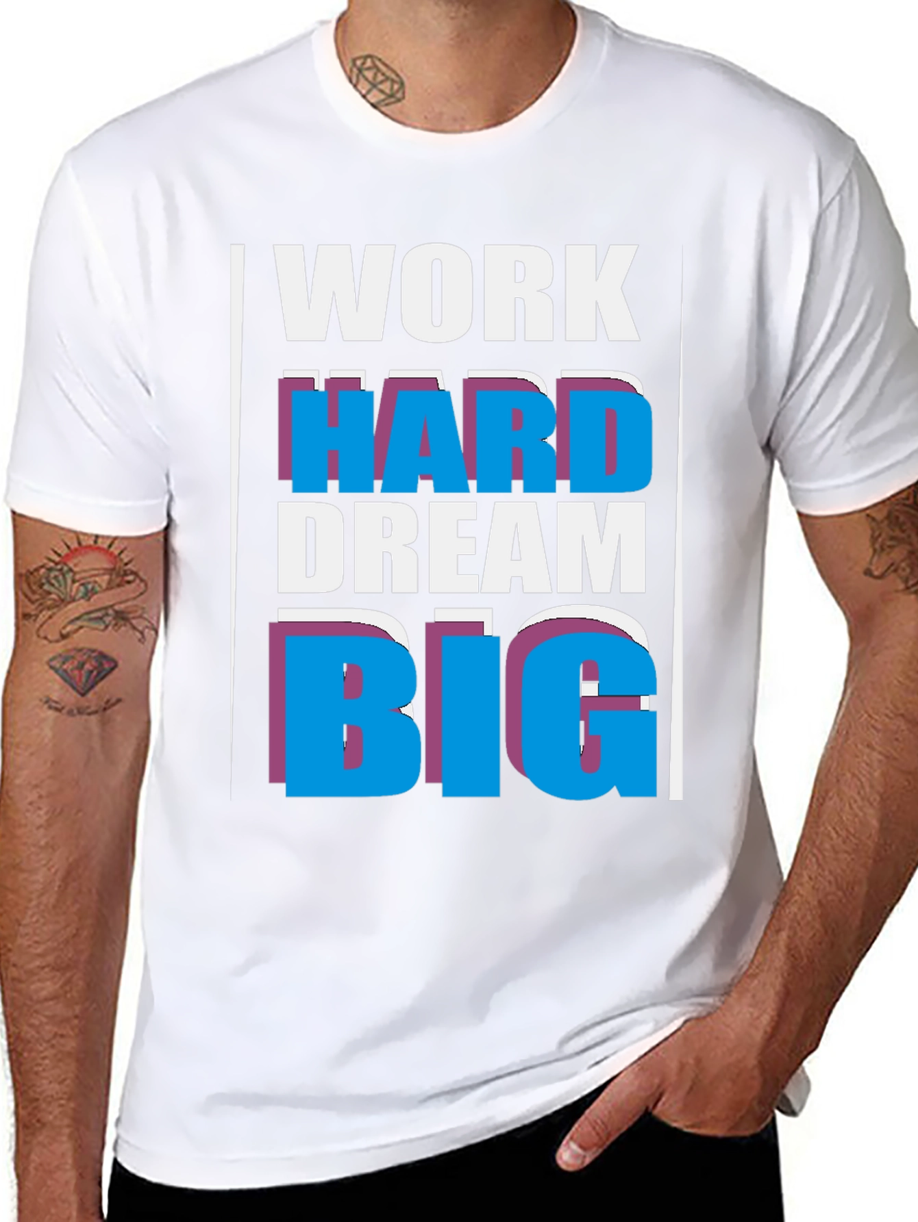 Work Hard Dream Big Graphic Tee