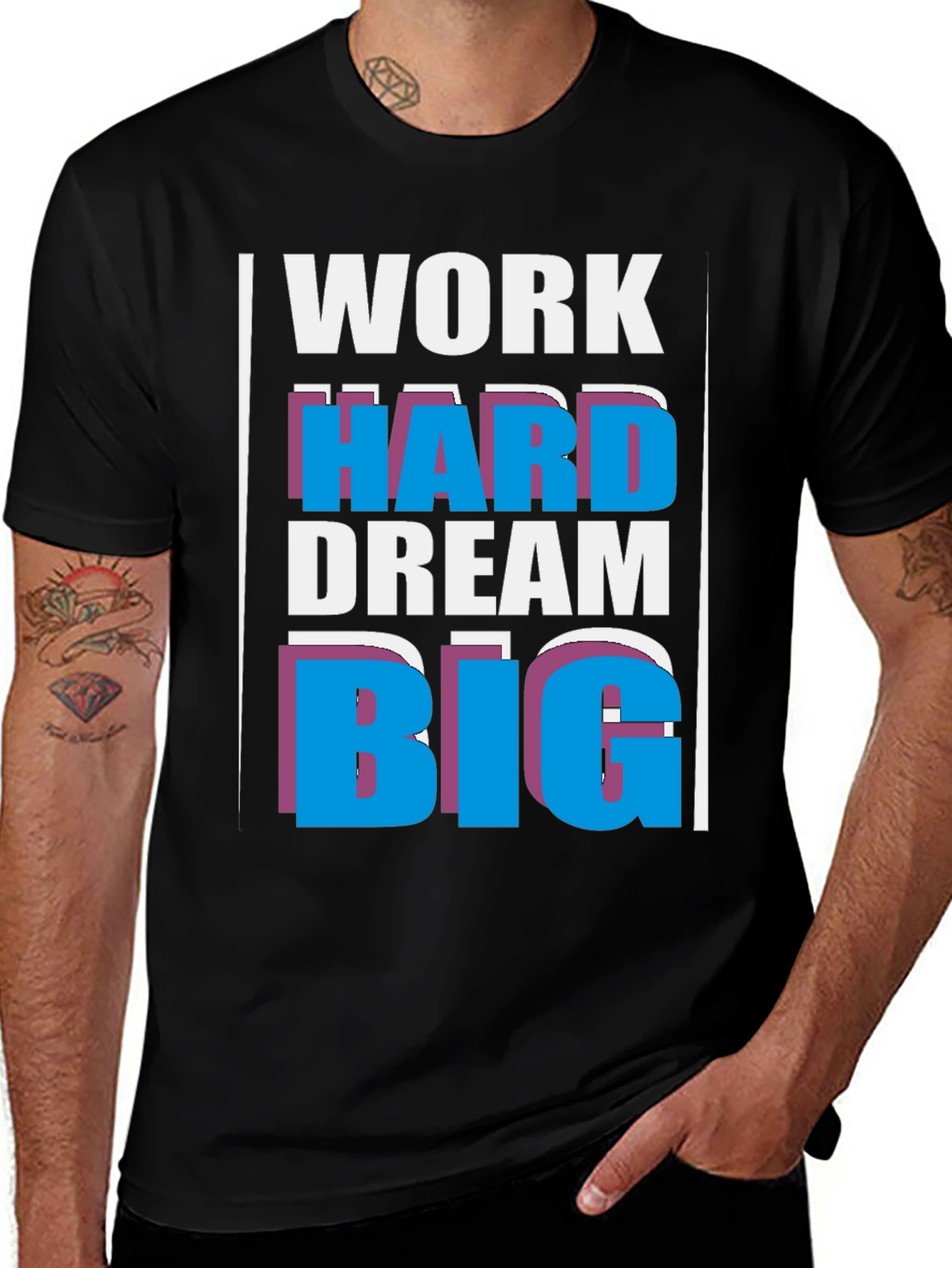 Work Hard Dream Big Graphic Tee