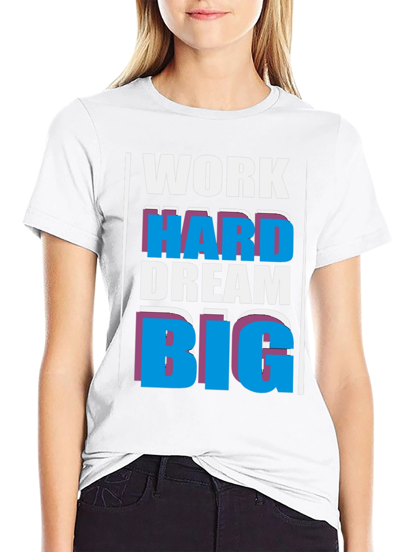 Work Hard Dream Big Graphic Tee