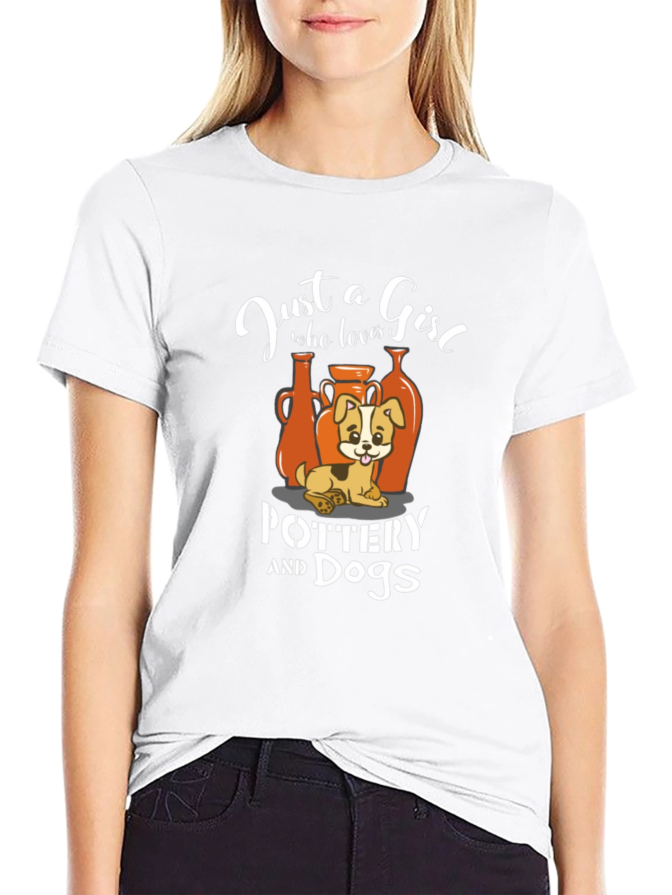 Pottery and Dogs Graphic T-Shirt