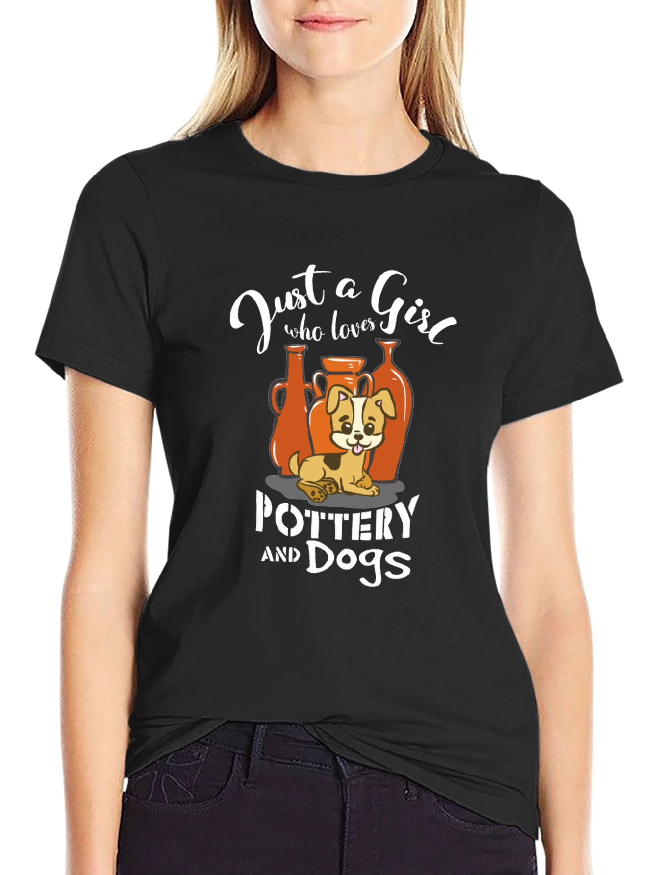 Pottery and Dogs Graphic T-Shirt