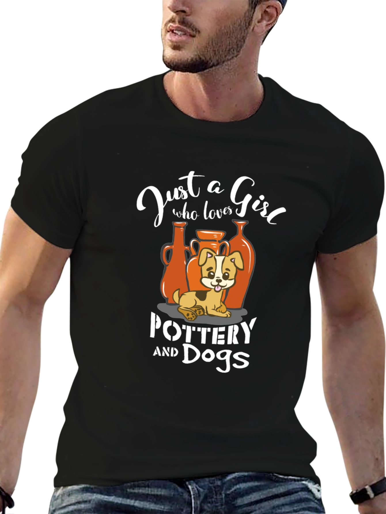 Pottery and Dogs Graphic T-Shirt