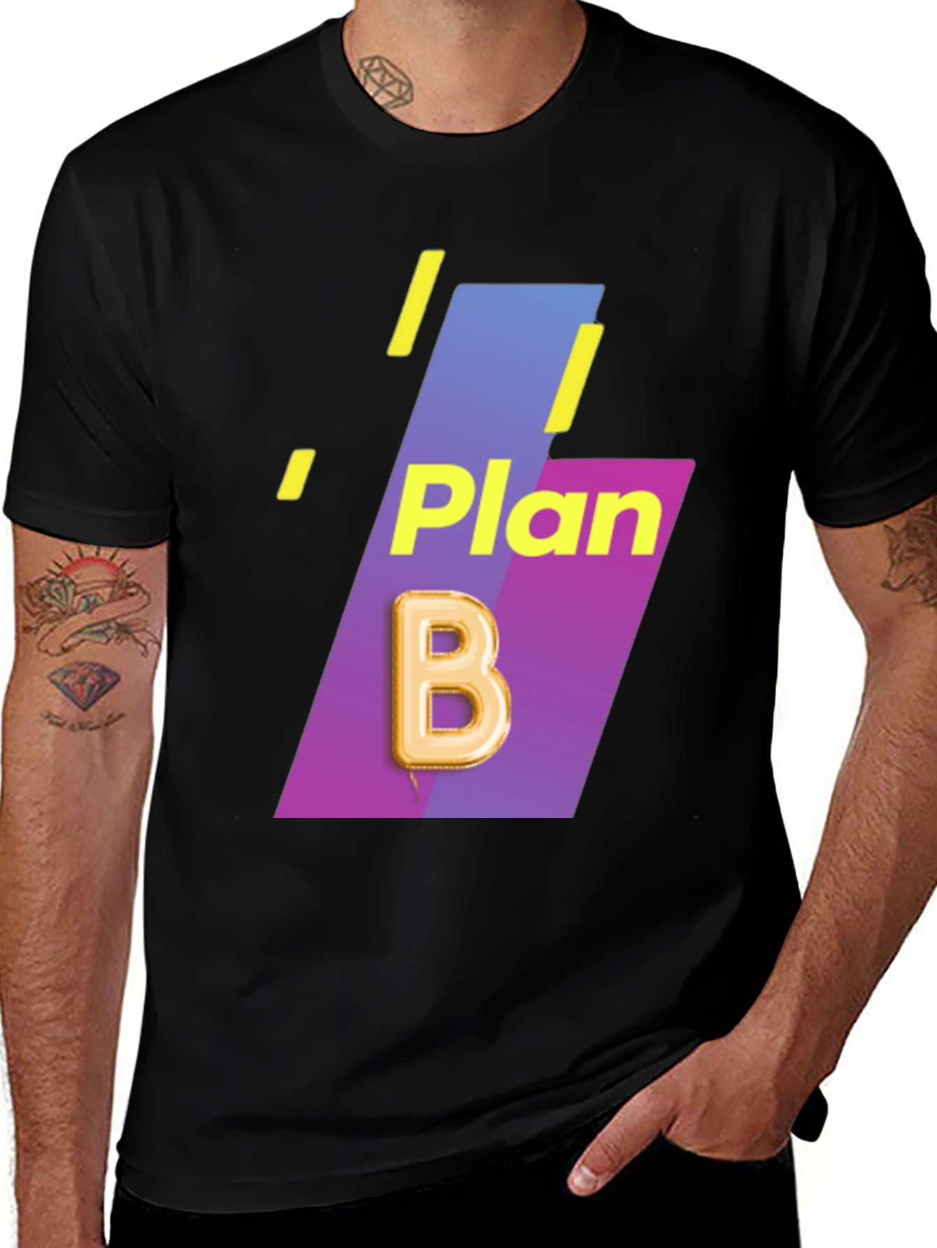 Plan B T-Shirt - Unique Design Comfortable Fit