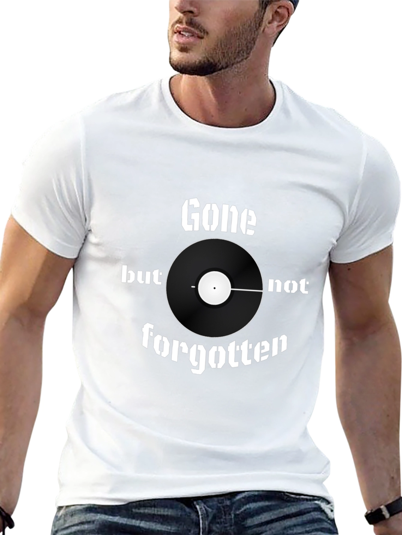 Gone But Not Forgotten Graphic T-Shirt - Black