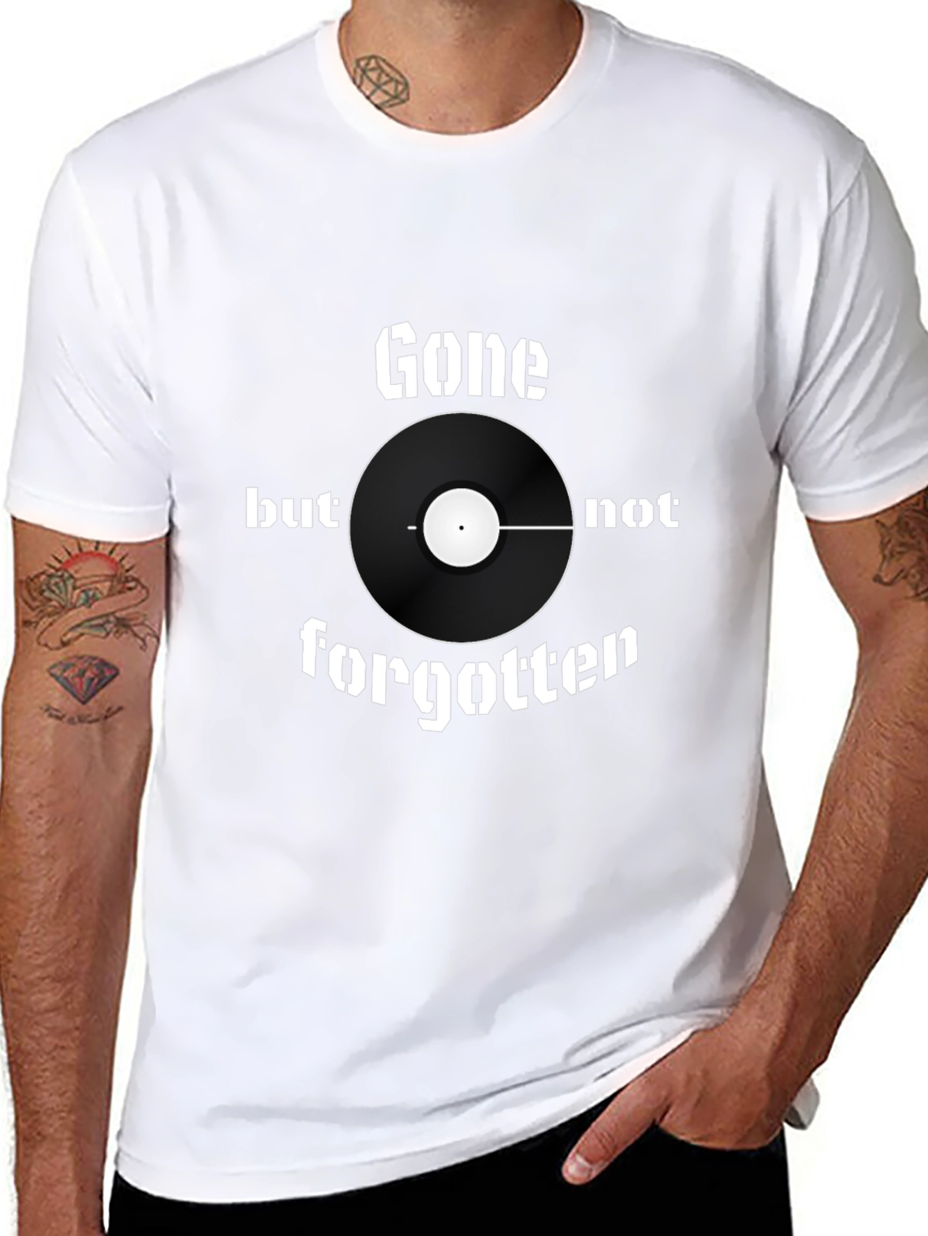 Gone But Not Forgotten Graphic T-Shirt - Black
