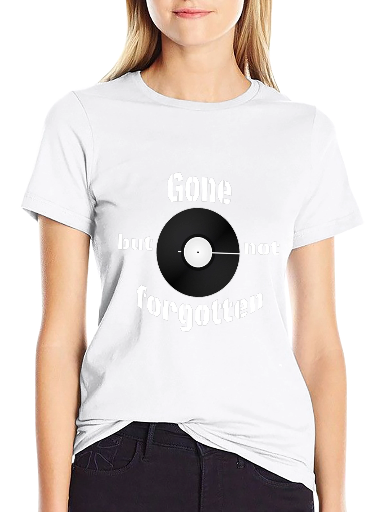 Gone But Not Forgotten Graphic T-Shirt - Black