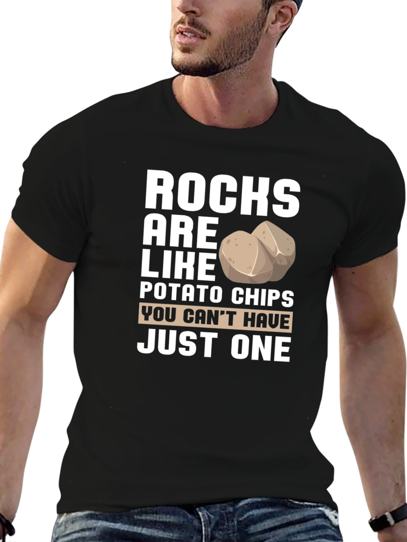 Rocks are like Potato Chips T-Shirt