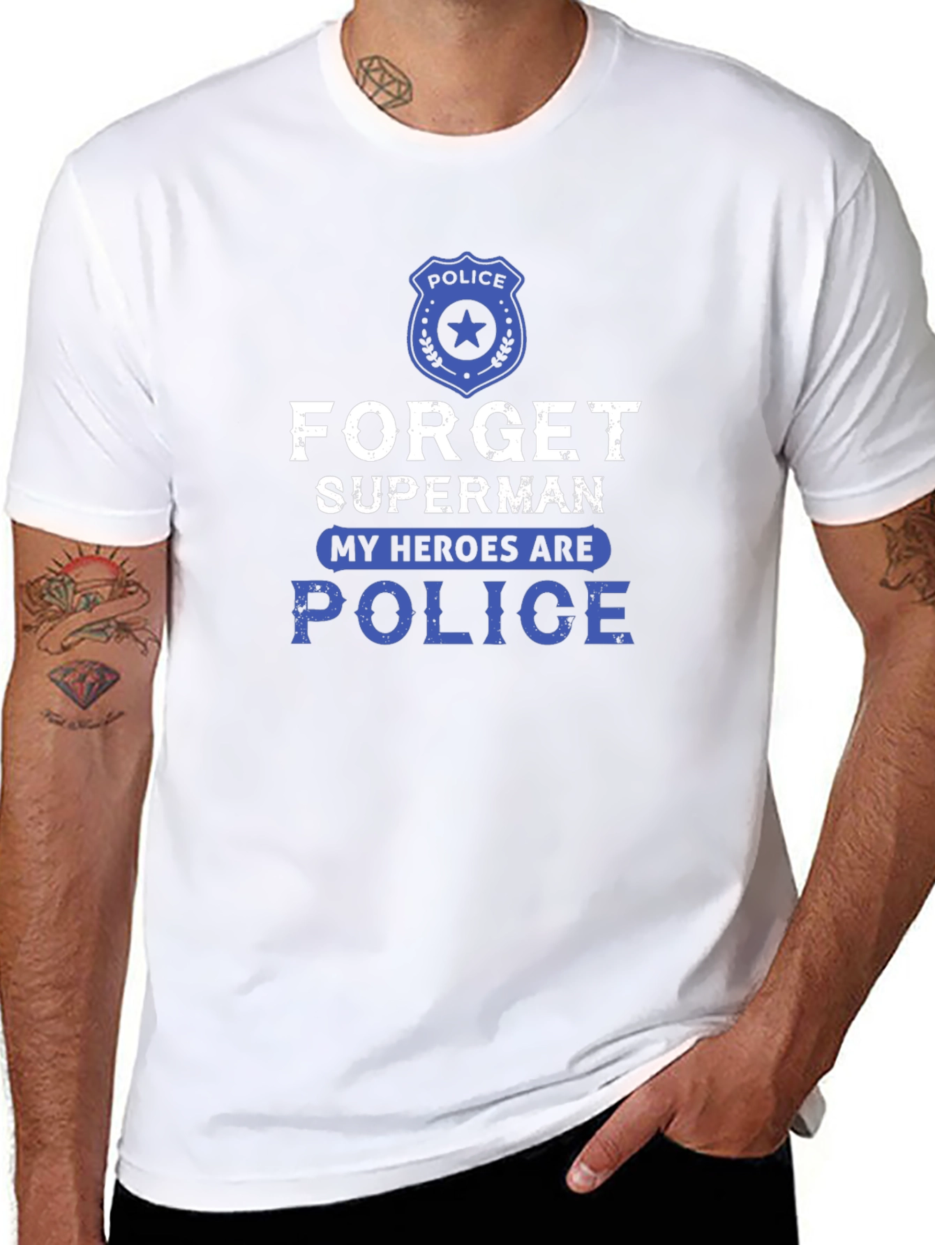 Forget Superman Police Graphic Tee