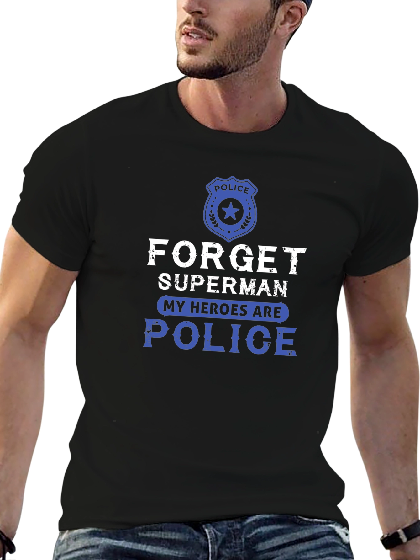 Forget Superman Police Graphic Tee