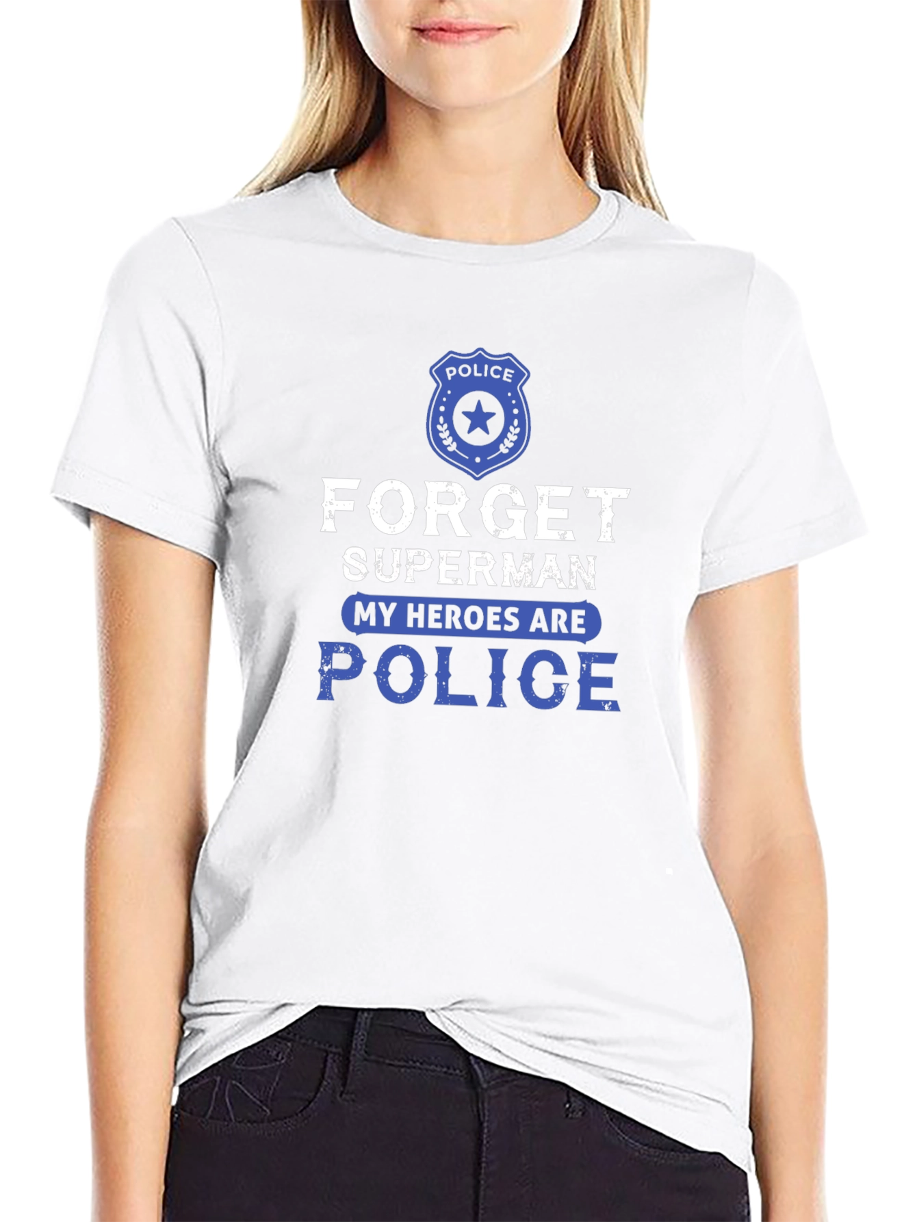 Forget Superman Police Graphic Tee