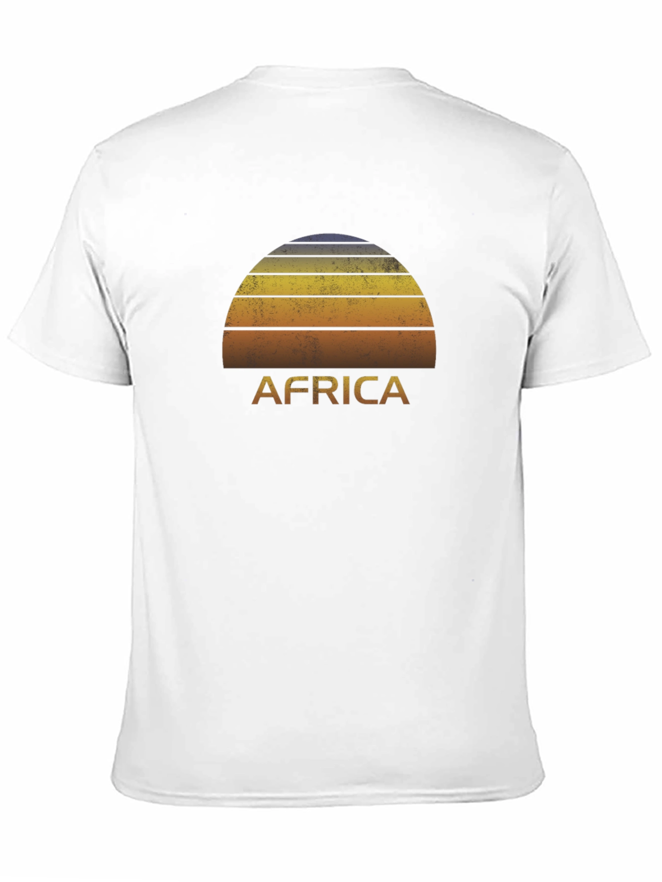 Africa Sunset Graphic Tee - Black T-Shirt