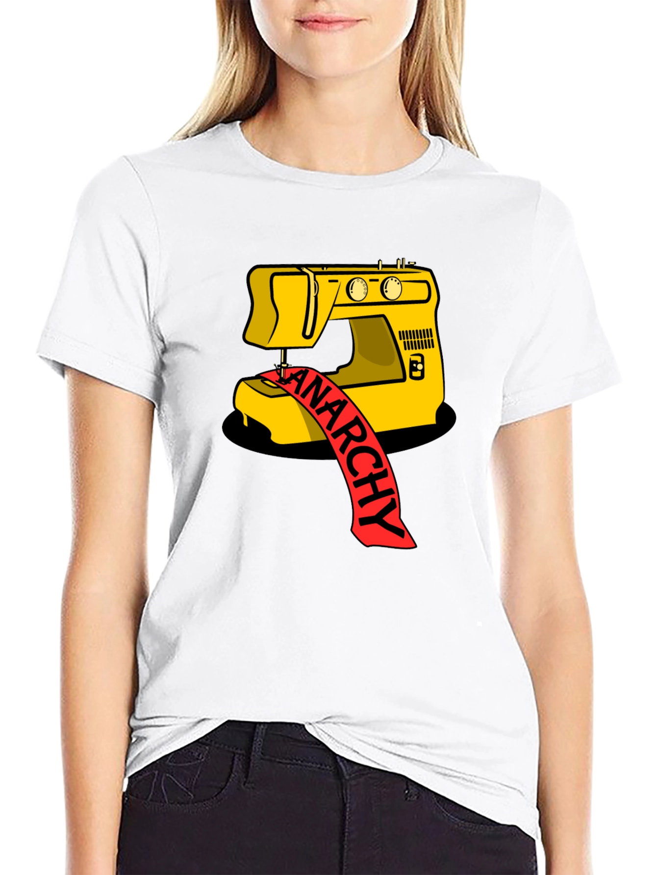 Anarchy Sewing Machine Graphic Tee