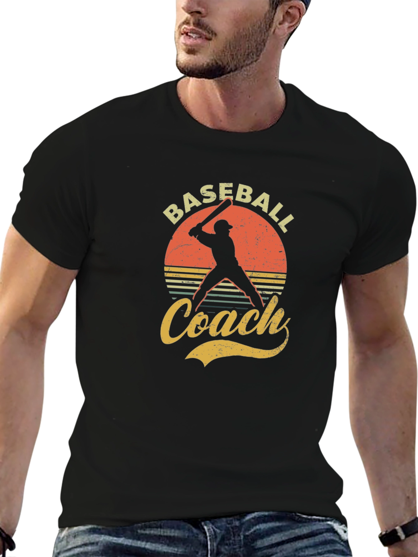 Baseball Coach T-Shirt Retro Style