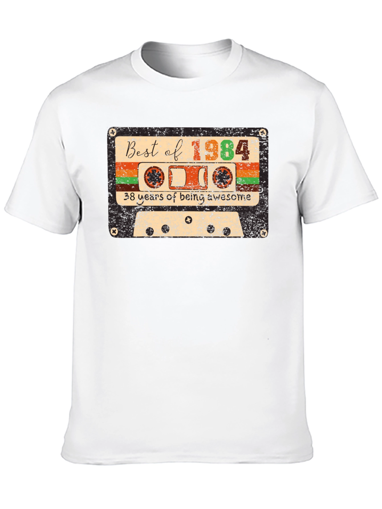 Best of 1984 Cassette Tape 38th Birthday T-Shirt