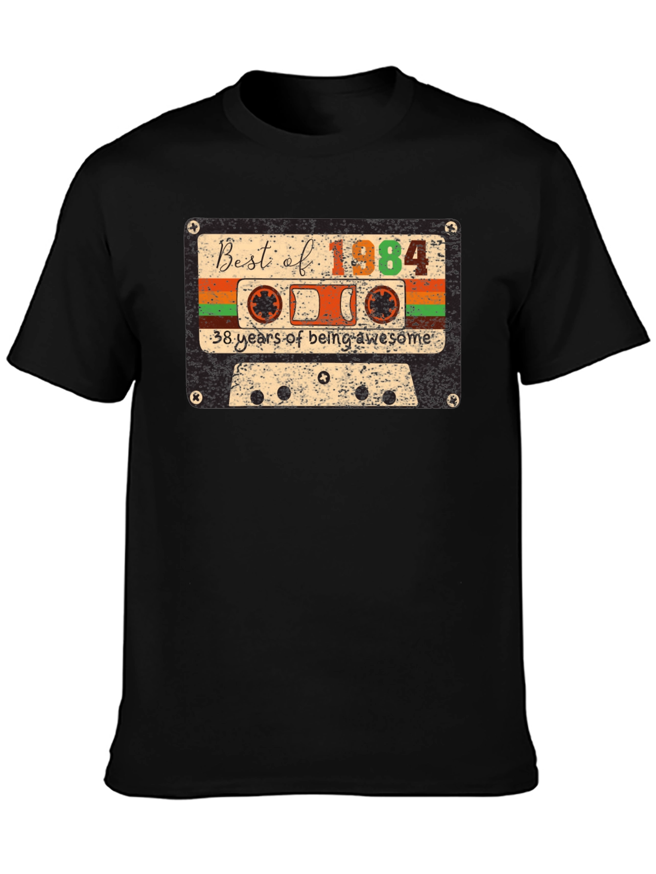 Best of 1984 Cassette Tape 38th Birthday T-Shirt