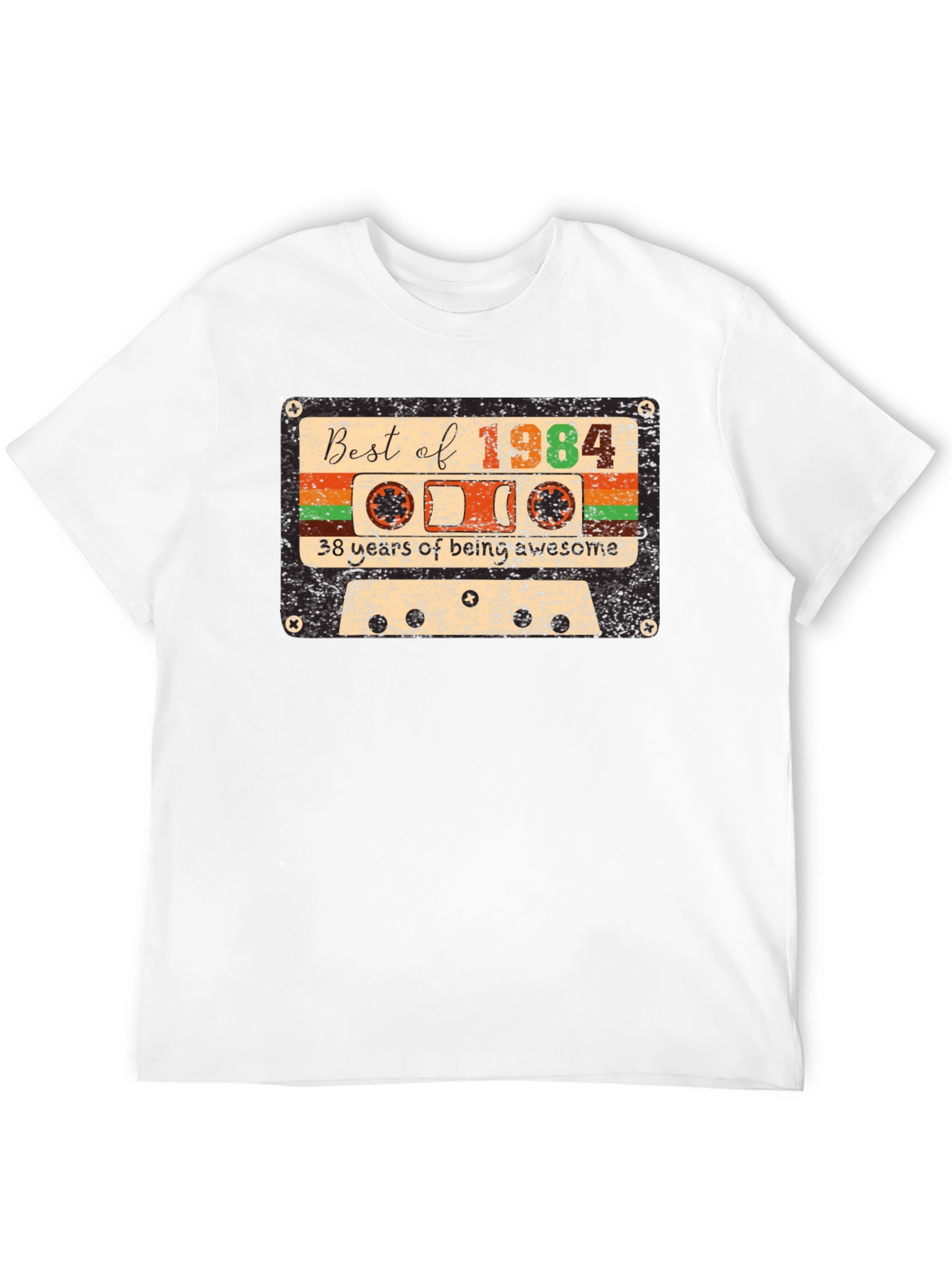 Best of 1984 Cassette Tape 38th Birthday T-Shirt