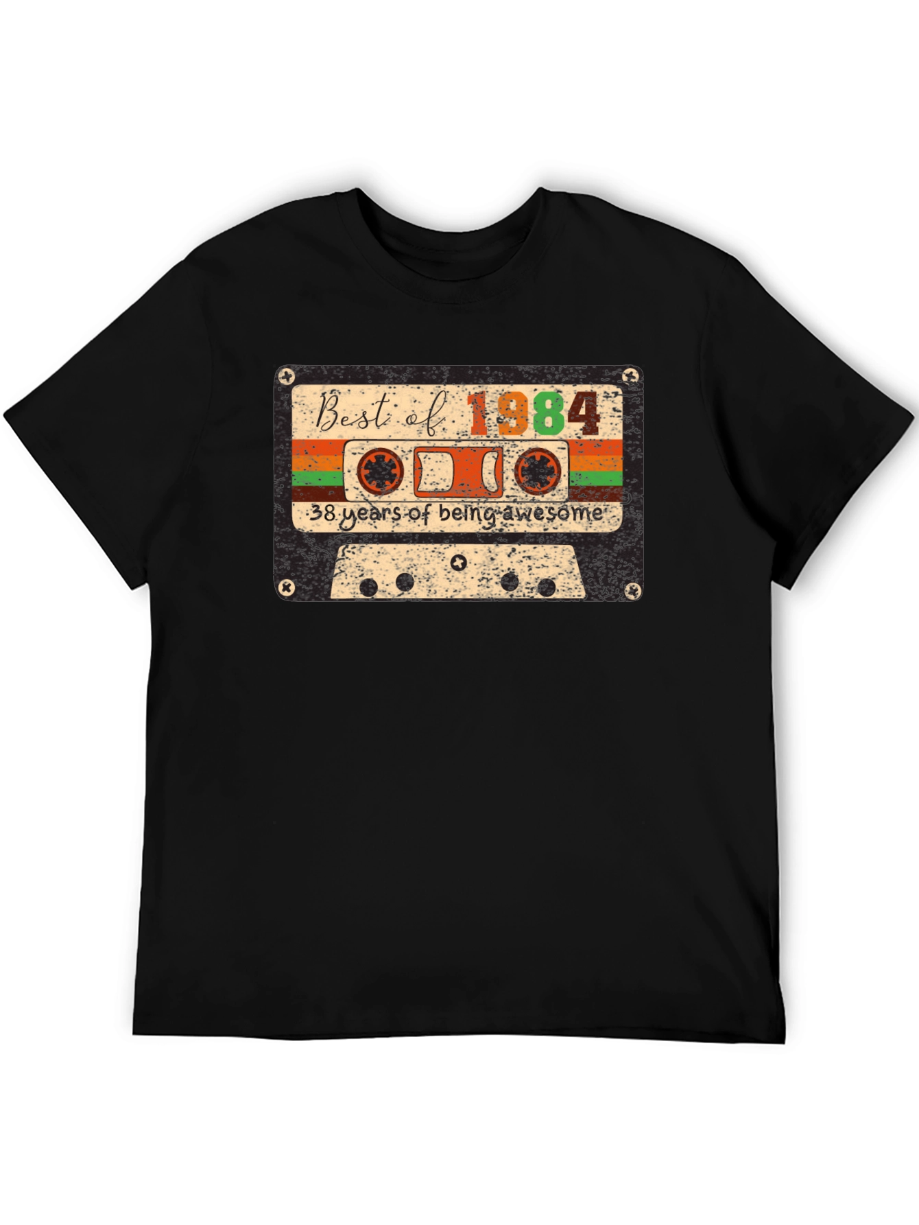 Best of 1984 Cassette Tape 38th Birthday T-Shirt