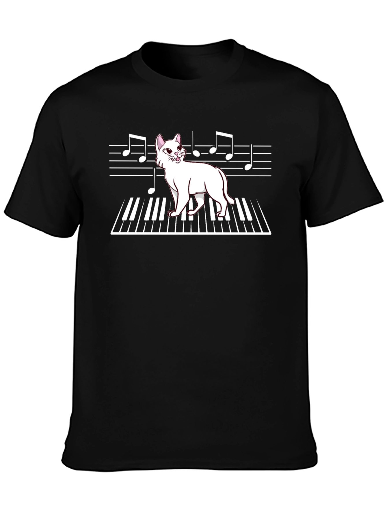Cat Piano Music Shirt
