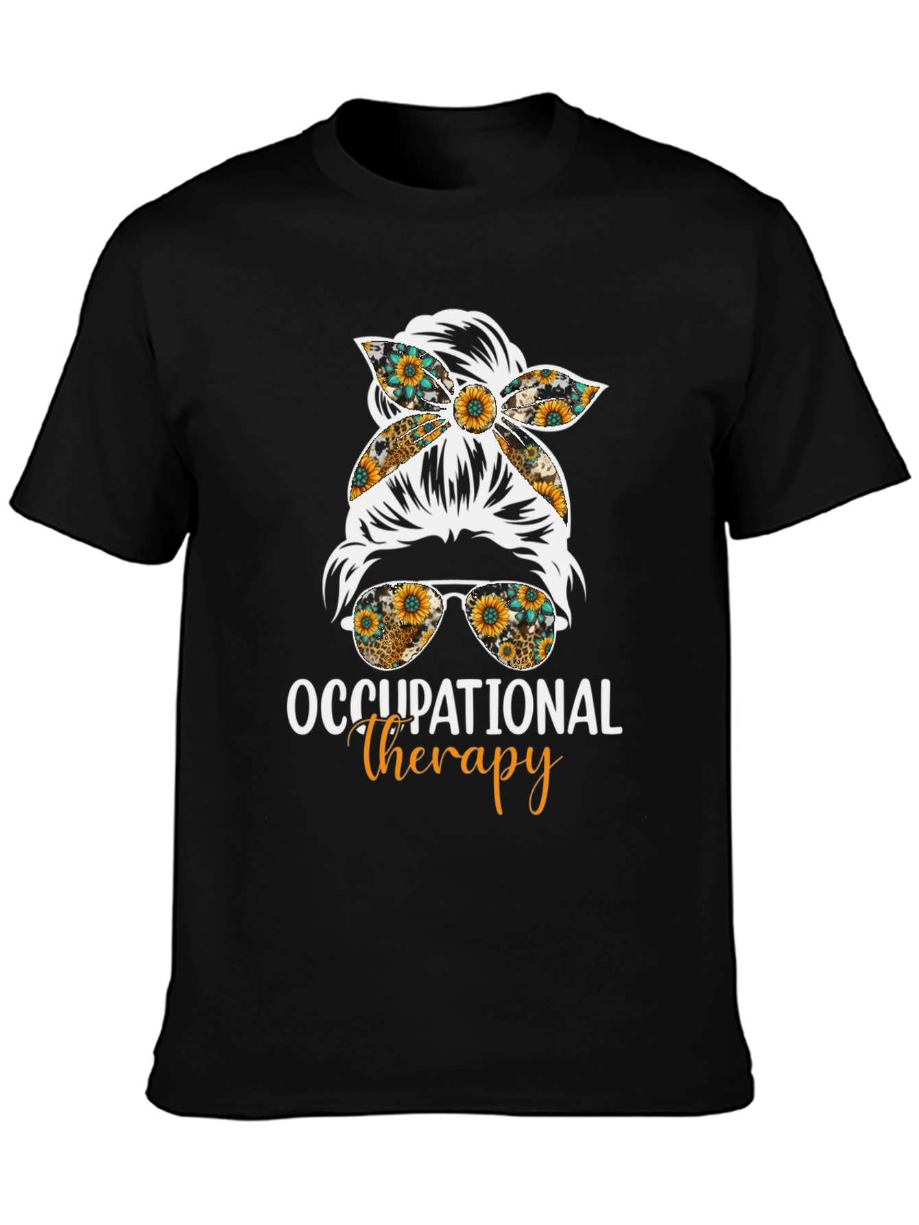 Occupational Therapy Messy Bun T-Shirt