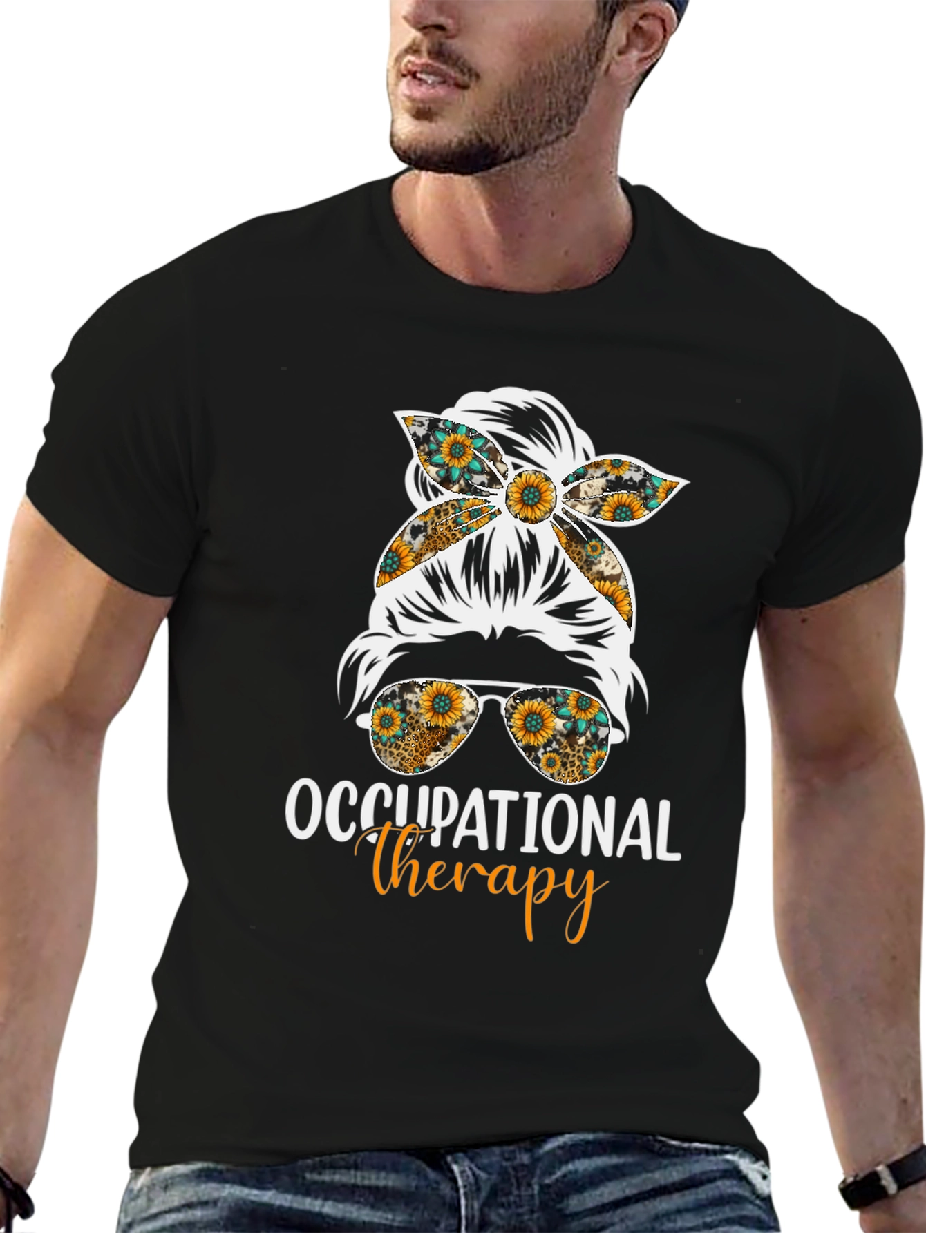 Occupational Therapy Messy Bun T-Shirt