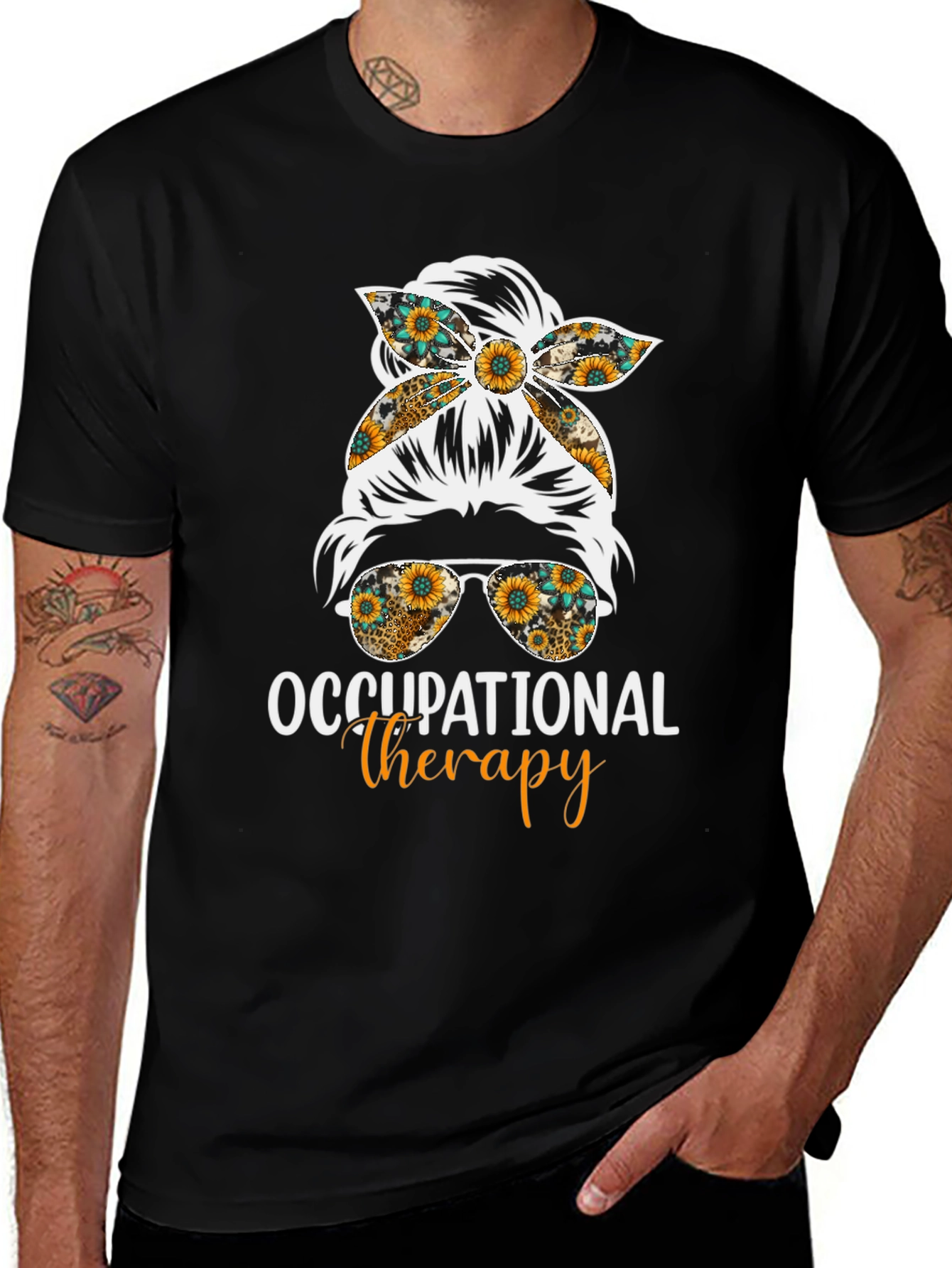 Occupational Therapy Messy Bun T-Shirt