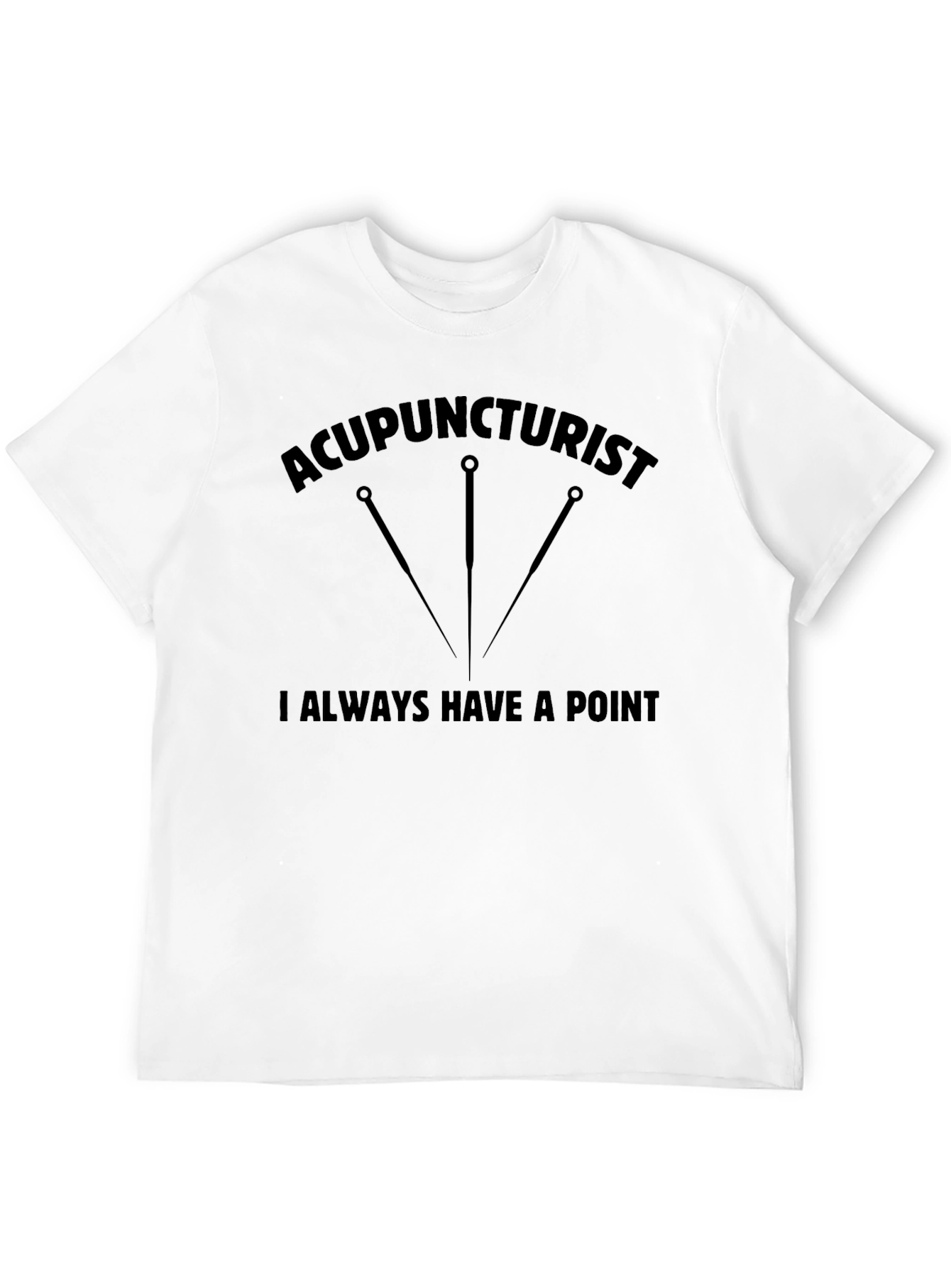 Acupuncturist Point T-Shirt - Black