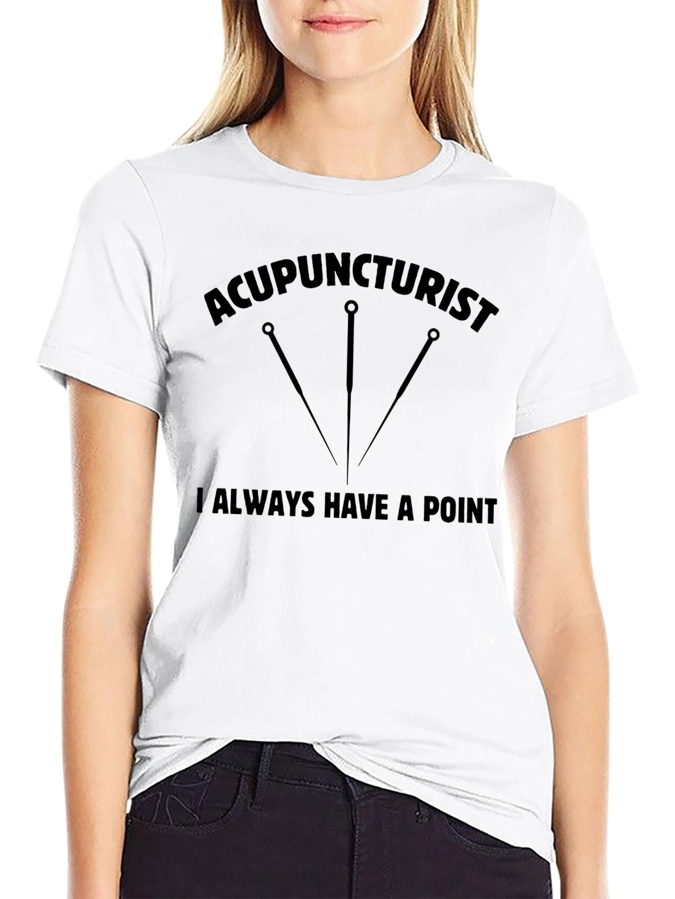Acupuncturist Point T-Shirt - Black