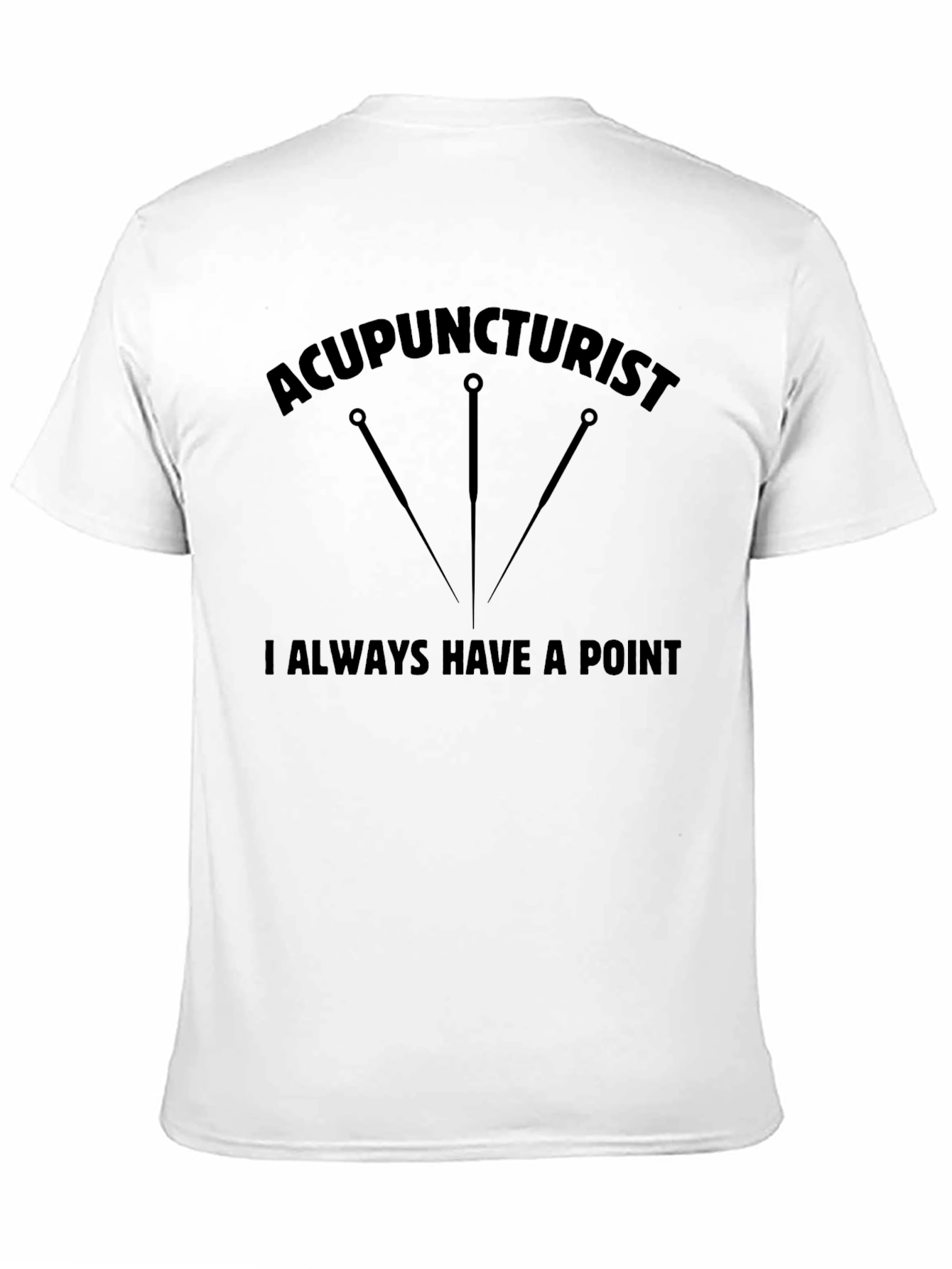 Acupuncturist Point T-Shirt - Black