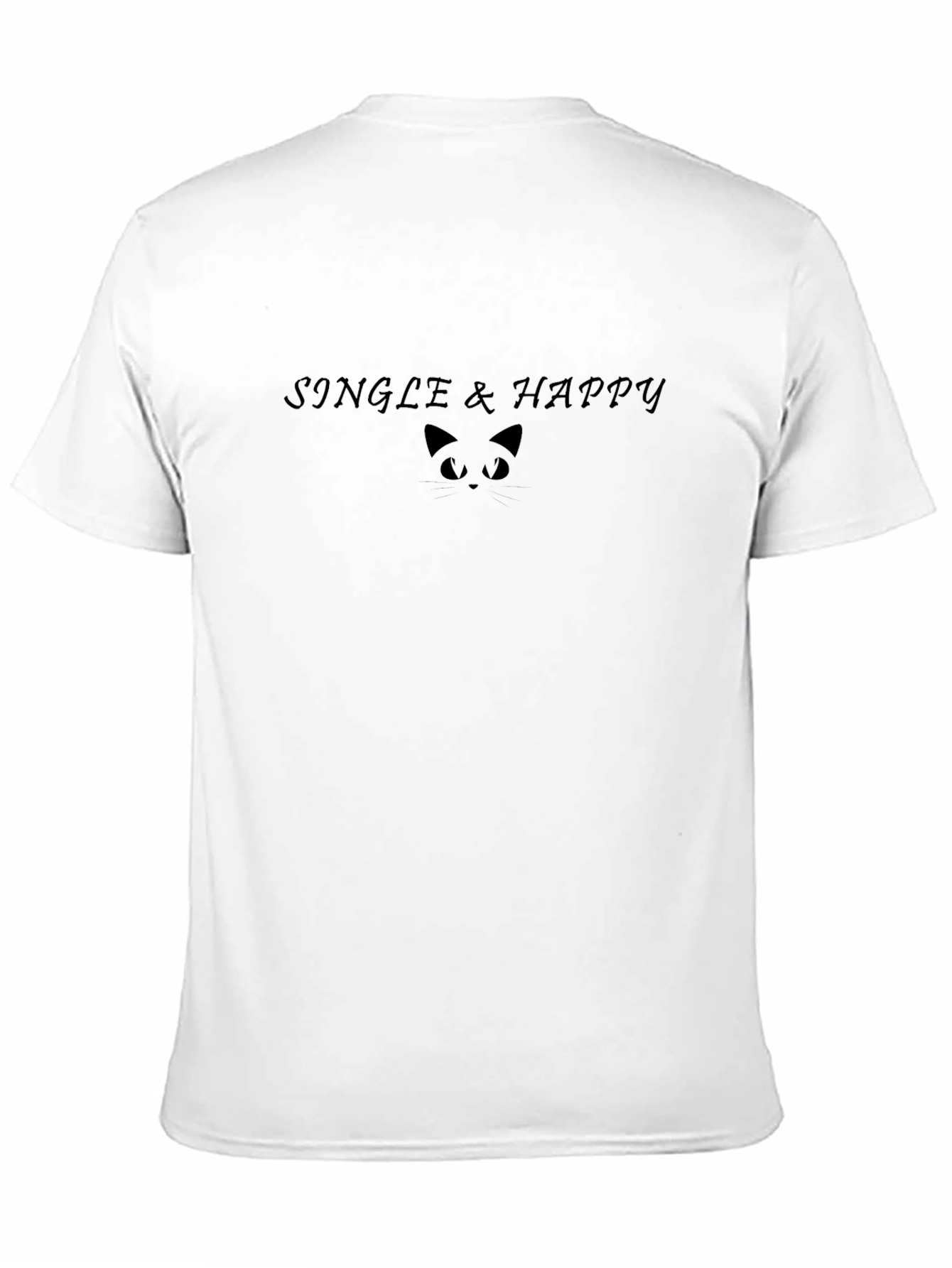 Single & Happy Graphic T-Shirt