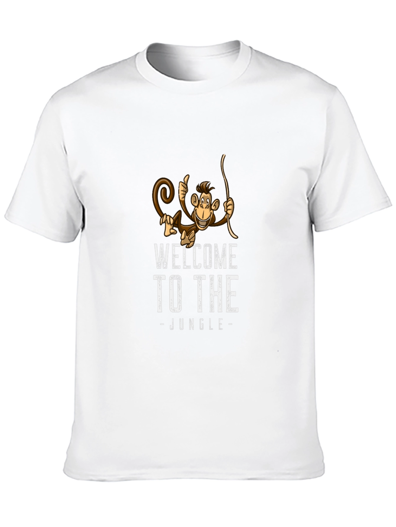 Welcome to the Jungle Monkey Graphic T-Shirt