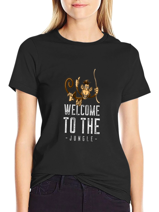 Welcome to the Jungle Monkey Graphic T-Shirt