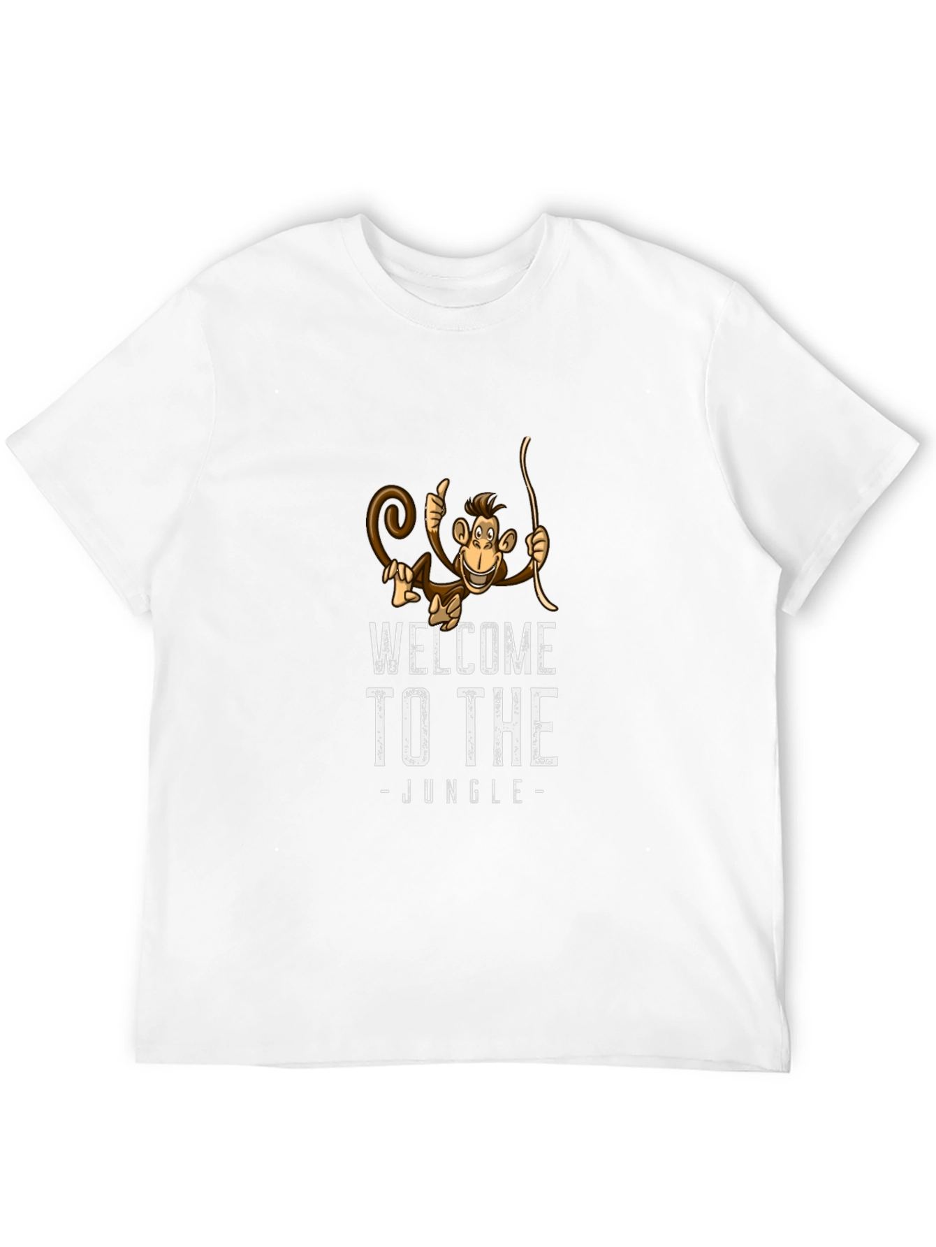 Welcome to the Jungle Monkey Graphic T-Shirt