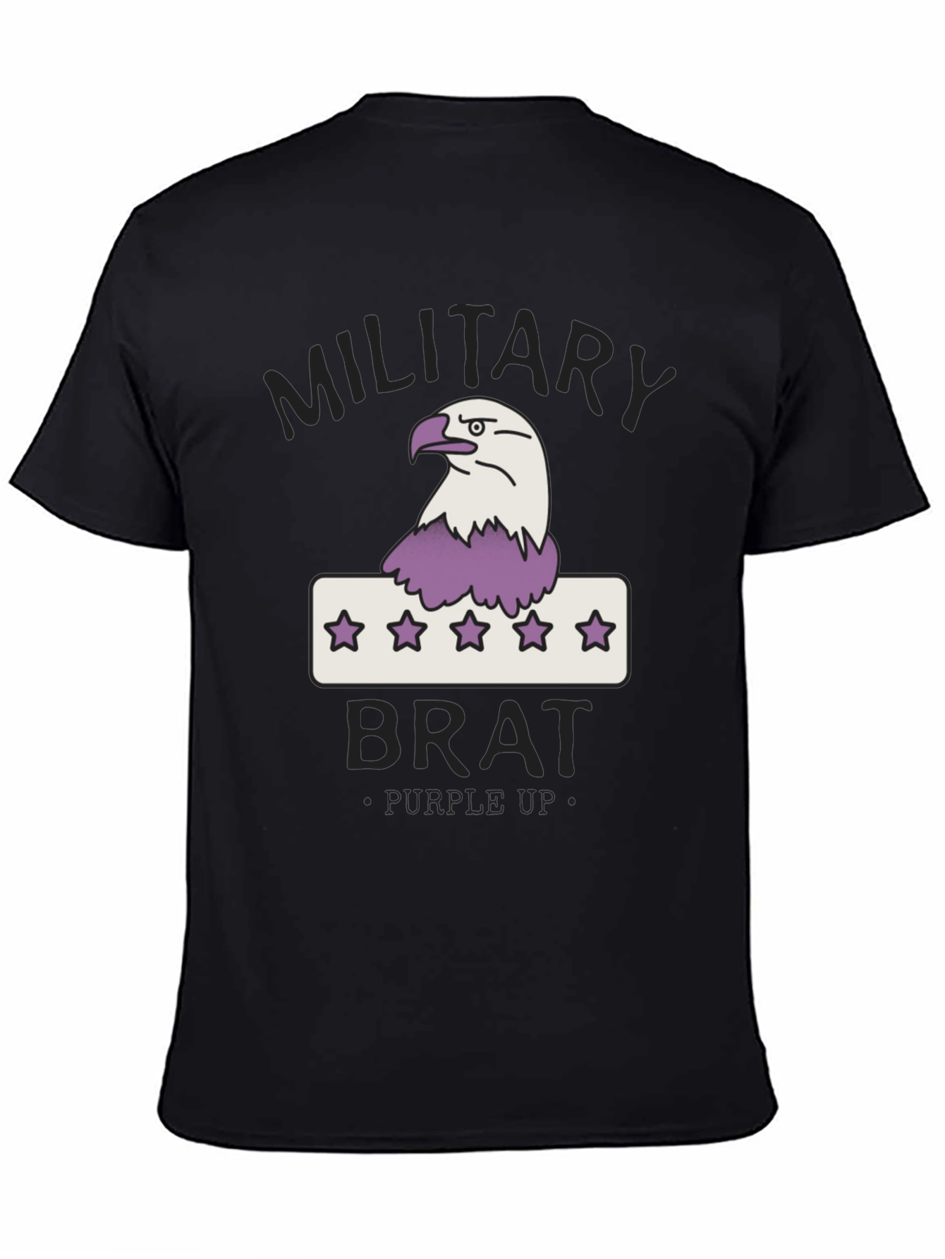 Military Brat T-Shirt - Purple Up