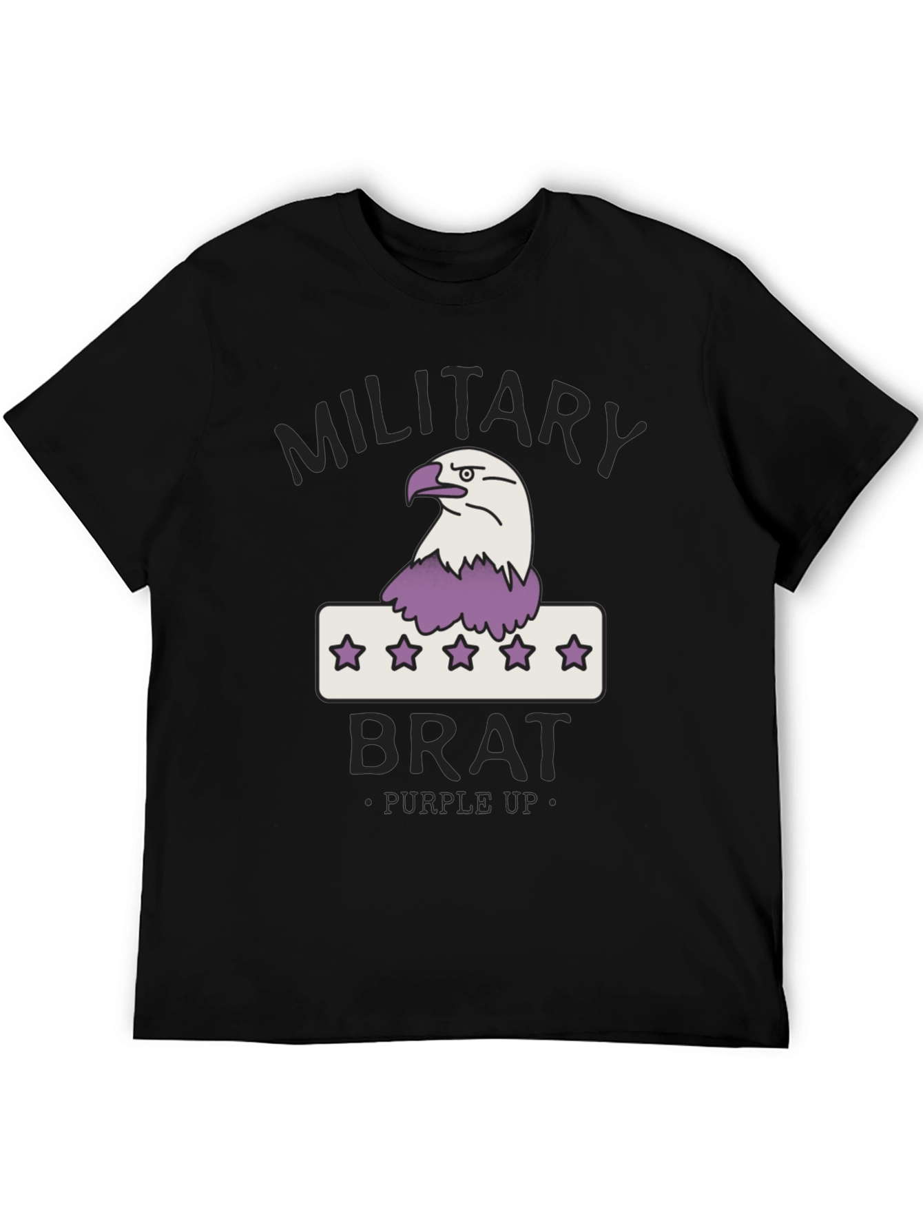 Military Brat T-Shirt - Purple Up