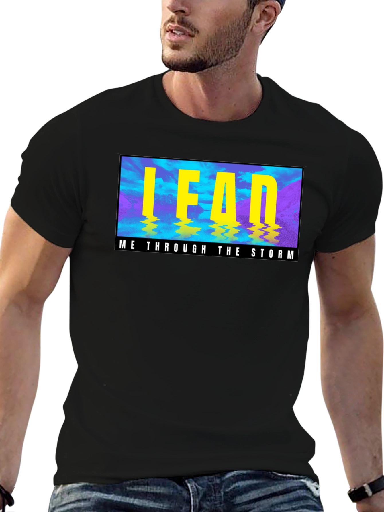 LEAD Me Through the Storm Graphic Print Tee