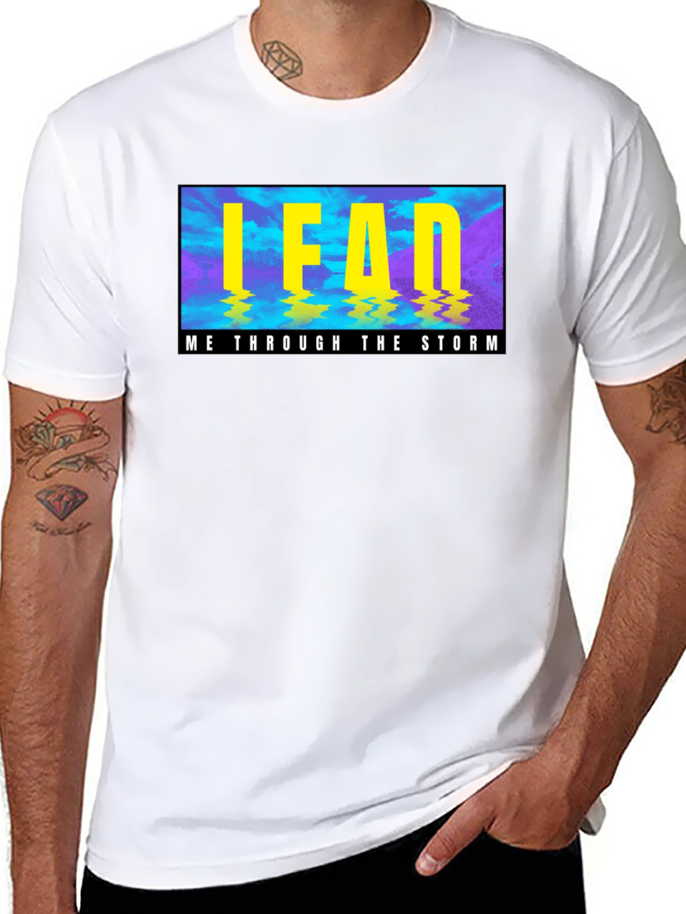 LEAD Me Through the Storm Graphic Print Tee