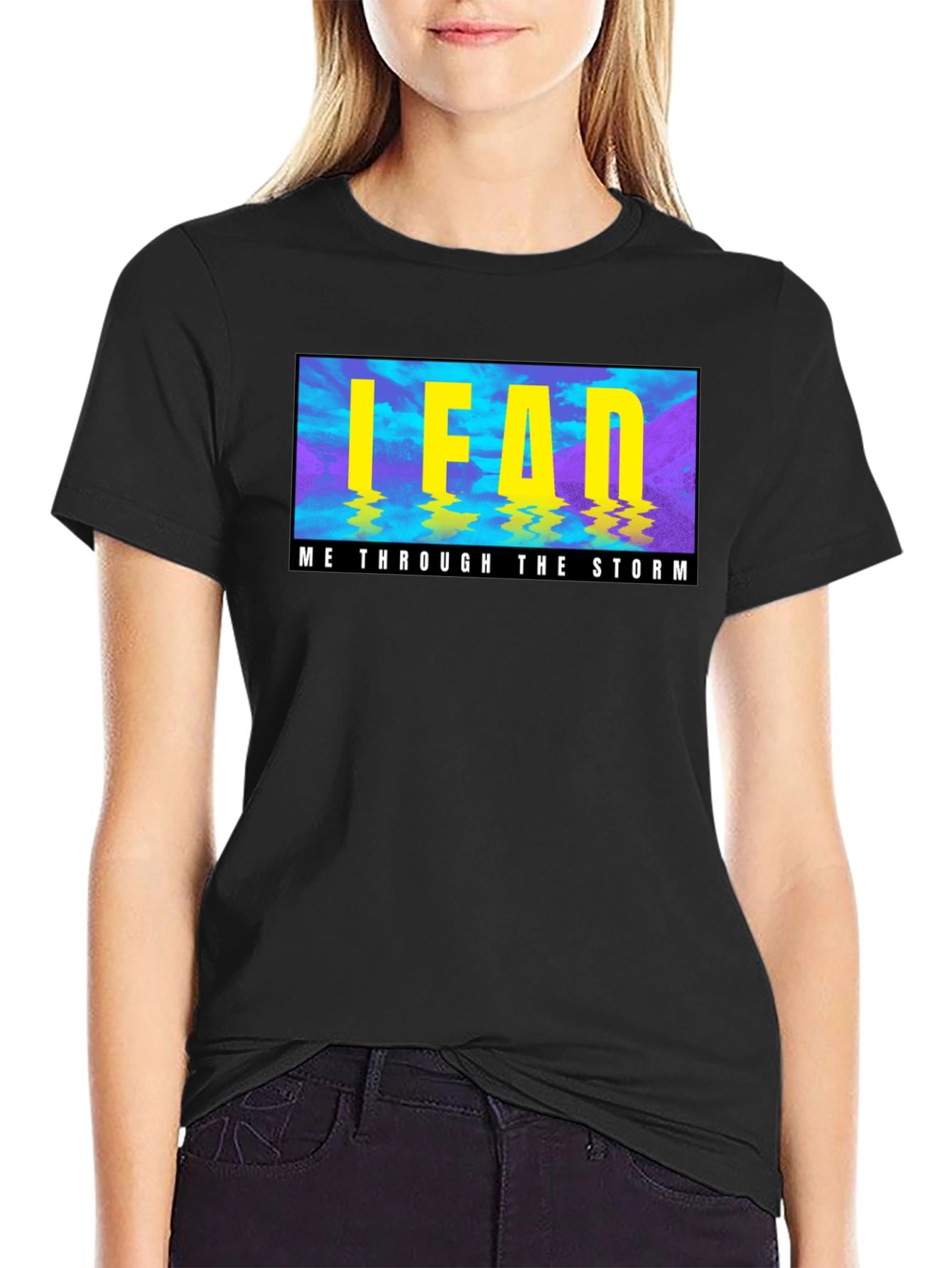LEAD Me Through the Storm Graphic Print Tee