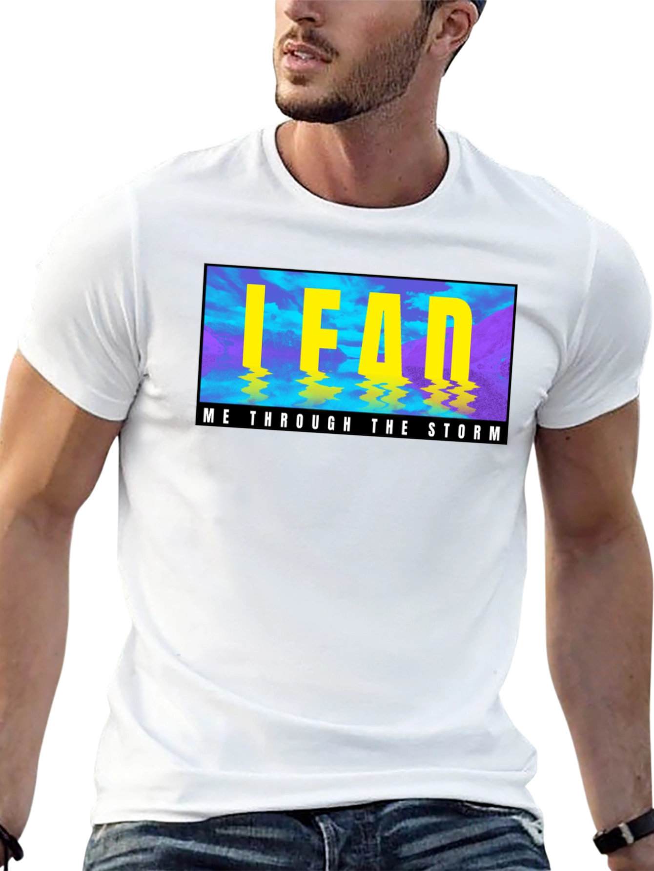 LEAD Me Through the Storm Graphic Print Tee