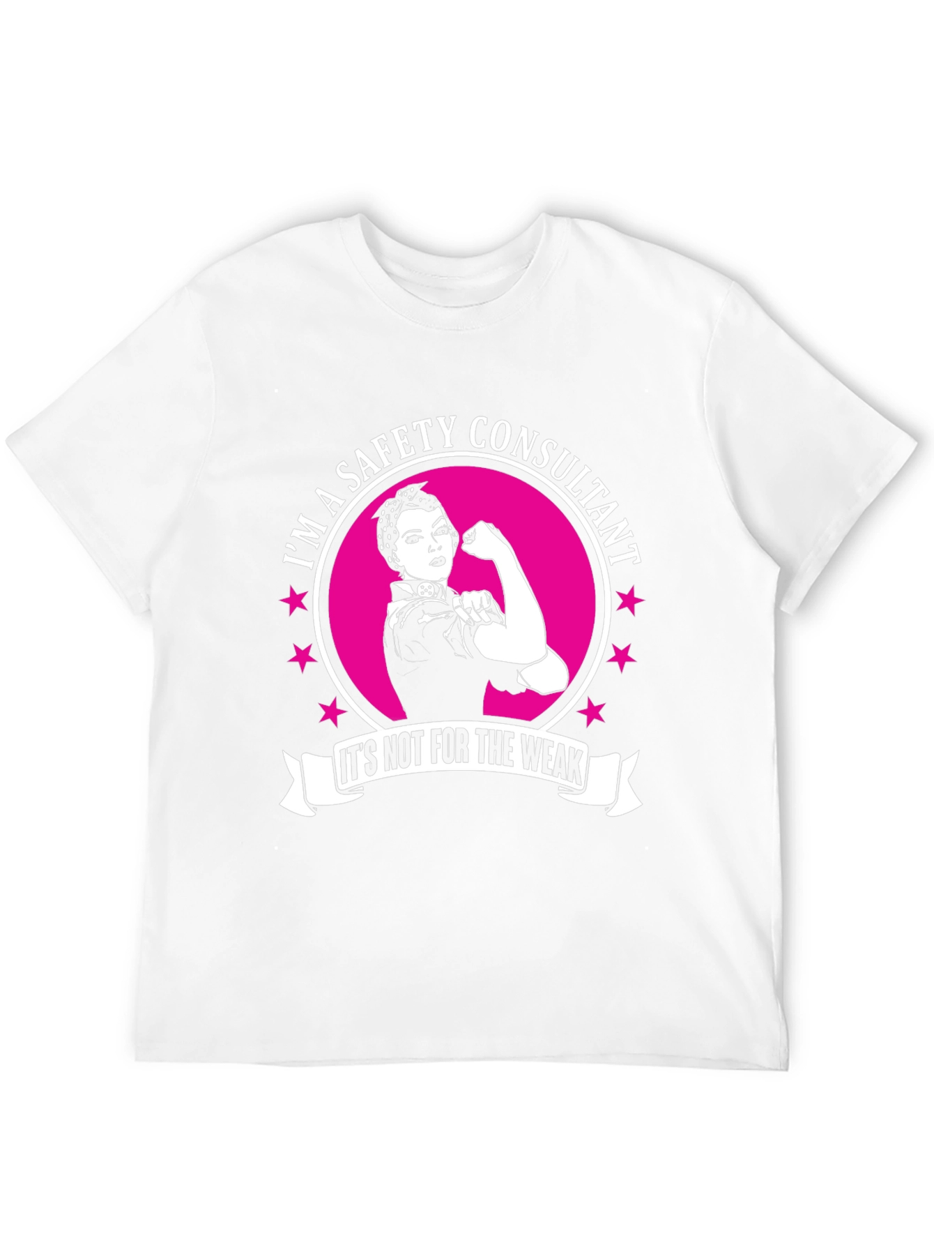 Safety Consultant T-Shirt - Strong Woman Graphic