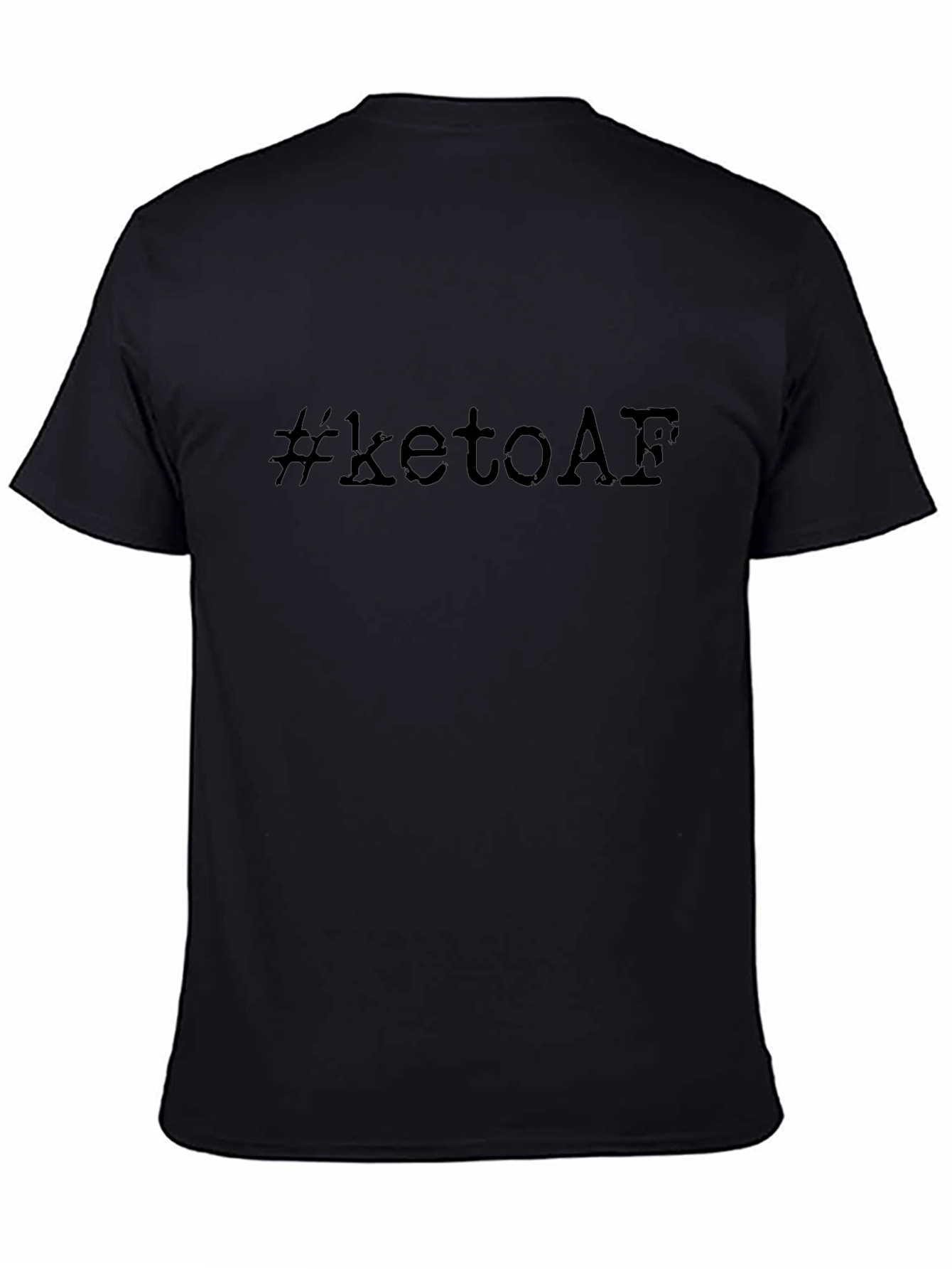 Keto AF T-Shirt - Black Stylish Comfortable
