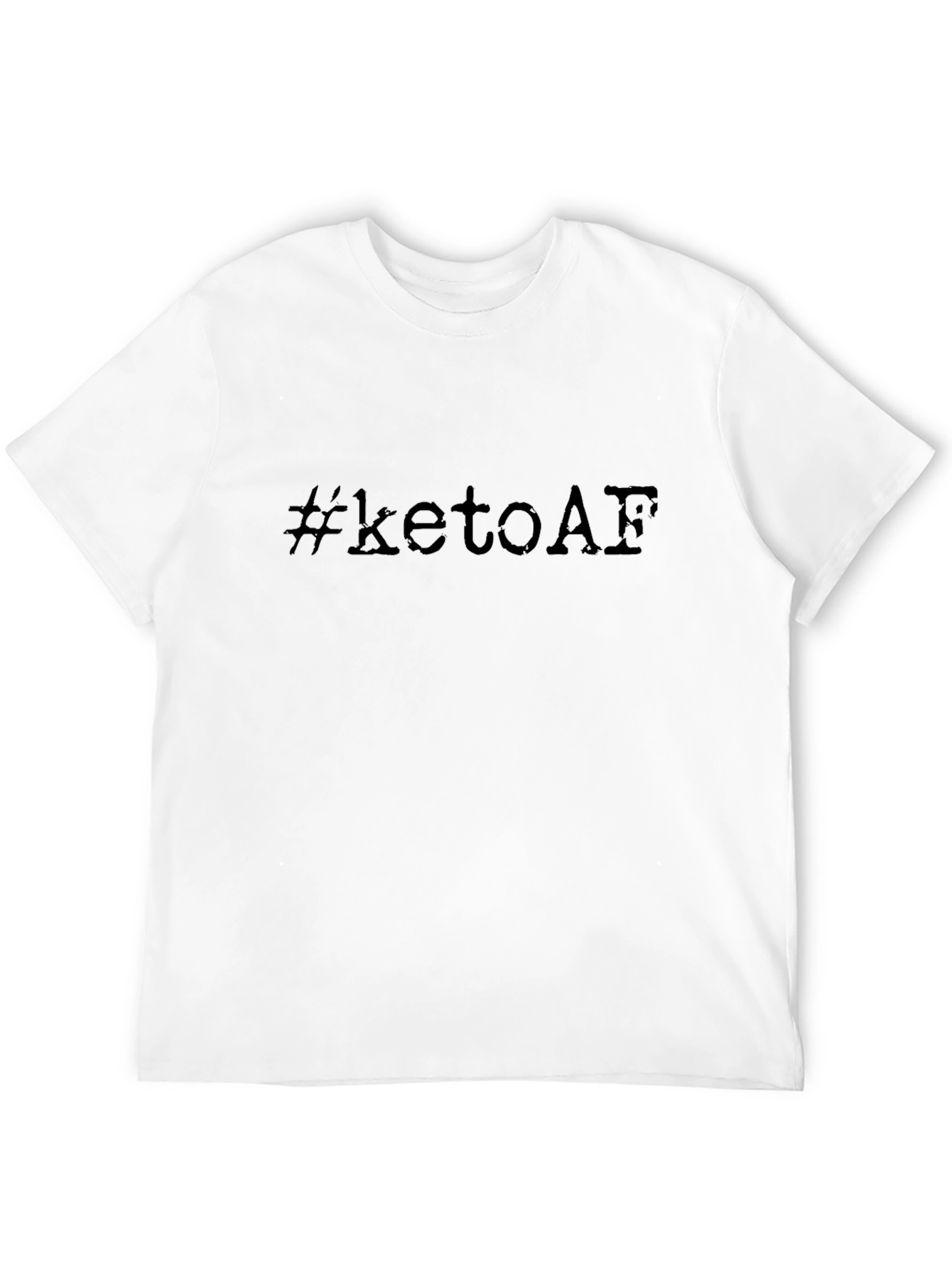 Keto AF T-Shirt - Black Stylish Comfortable