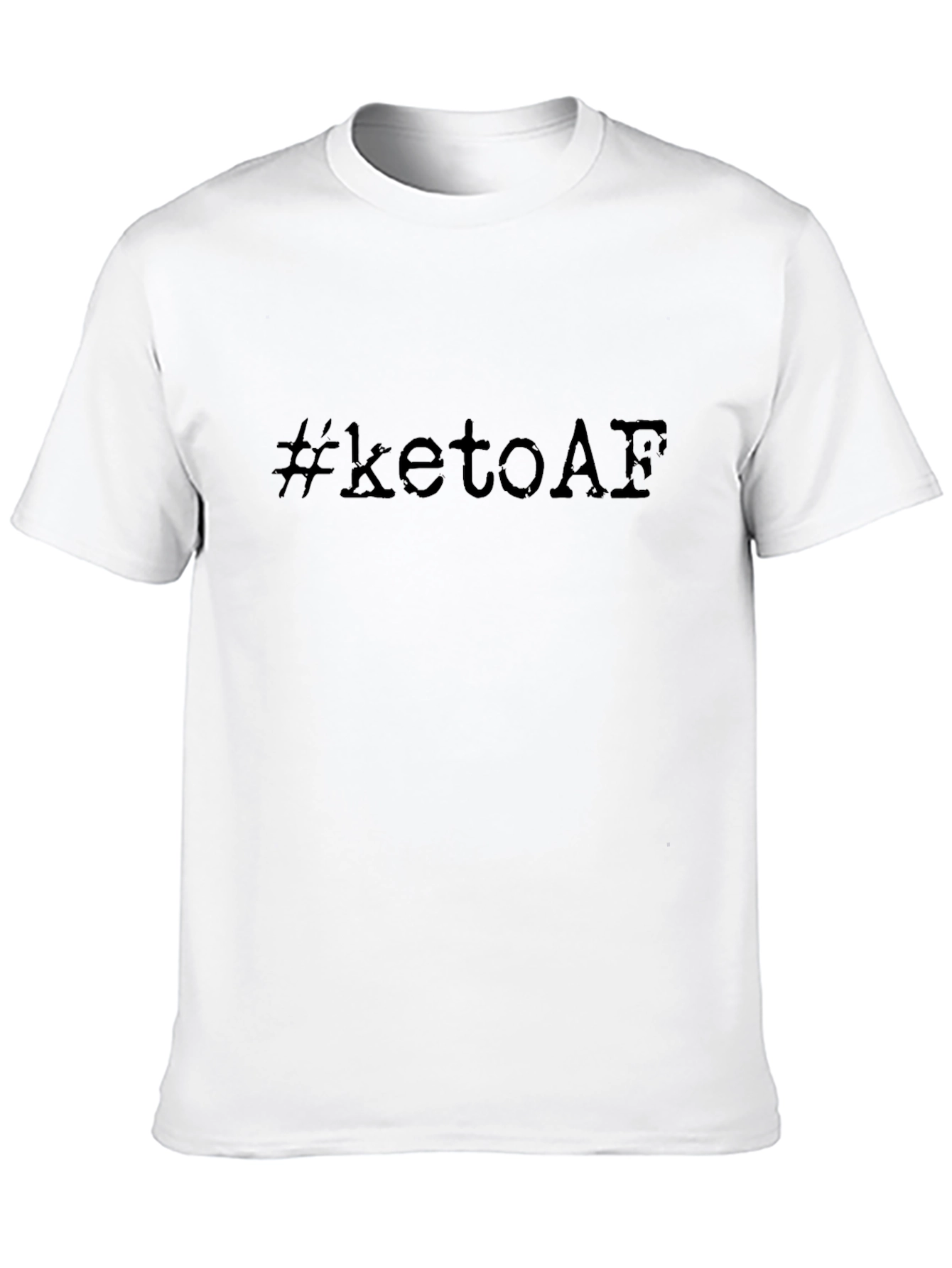 Keto AF T-Shirt - Black Stylish Comfortable
