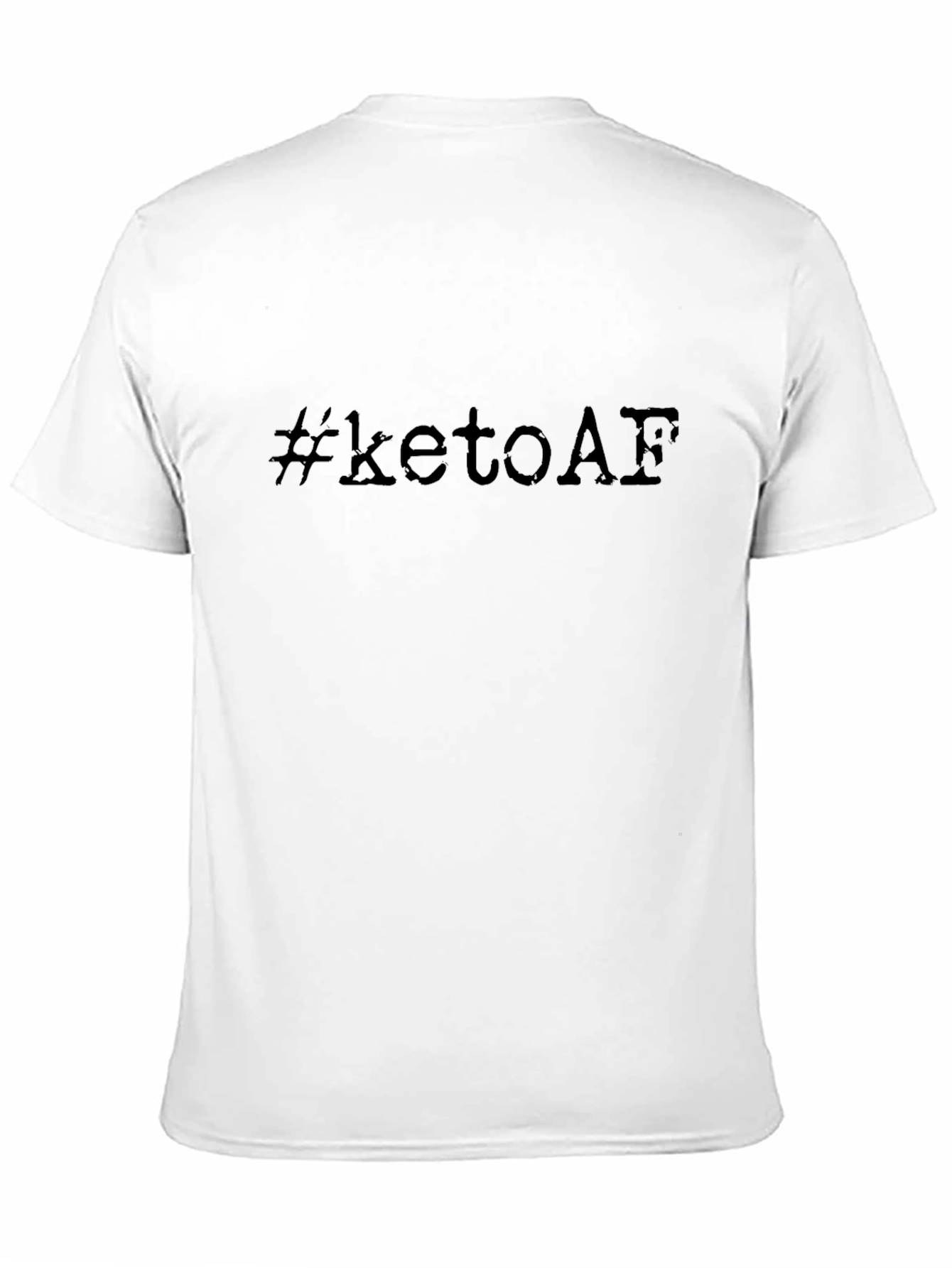 Keto AF T-Shirt - Black Stylish Comfortable