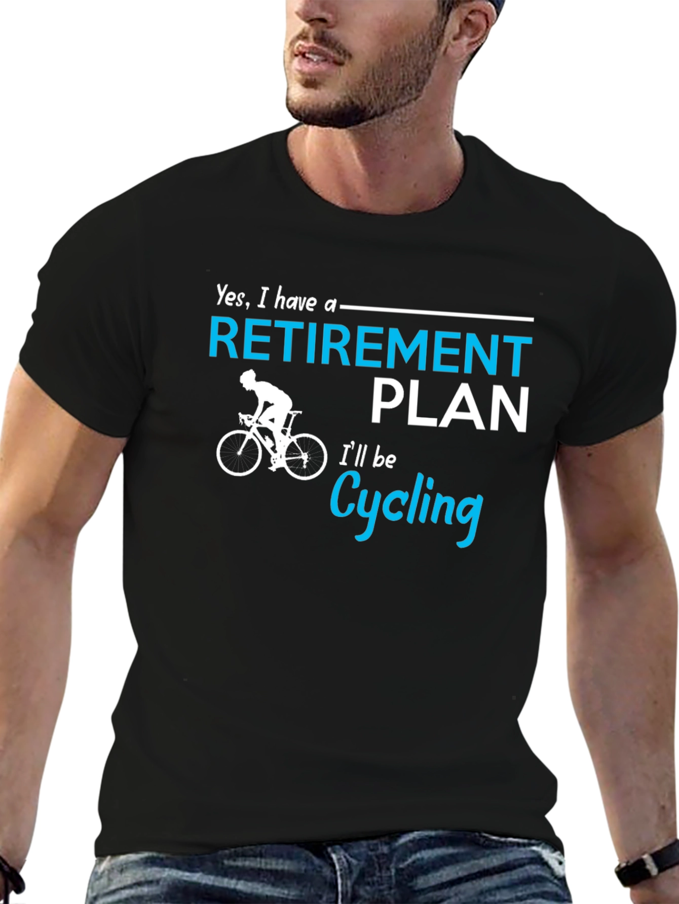 Retirement Cycling Plan Graphic T-Shirt
