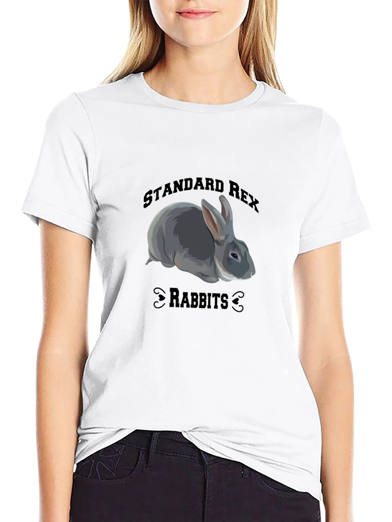Standard Rex Rabbits Graphic T-Shirt