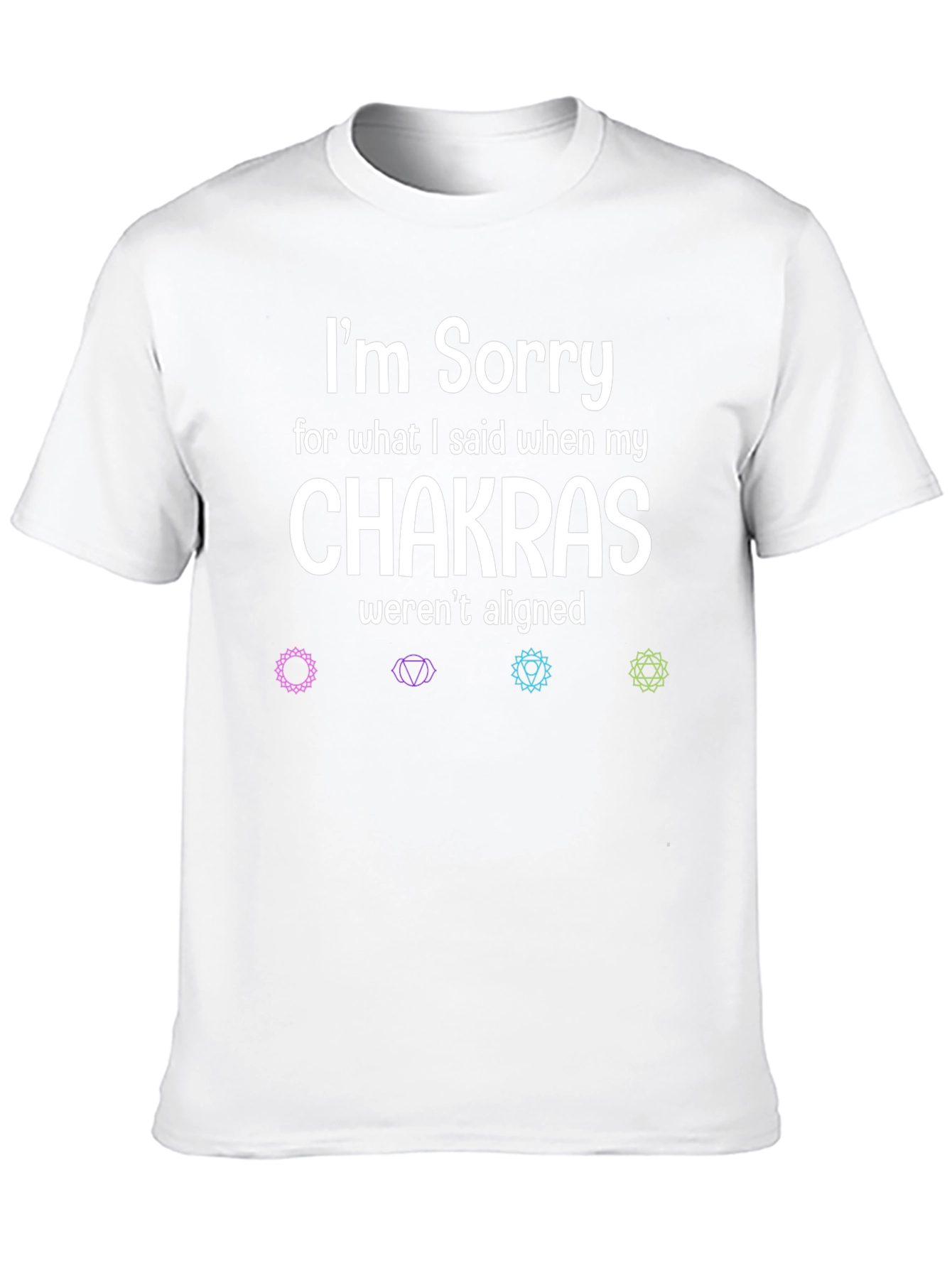 Chakra Alignment T-Shirt - Funny Slogan Tee