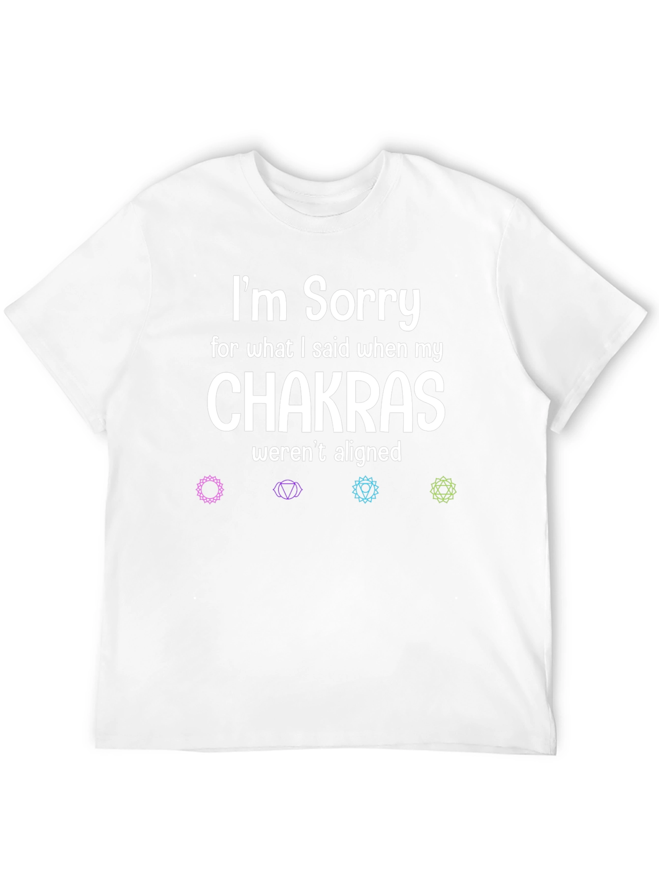 Chakra Alignment T-Shirt - Funny Slogan Tee