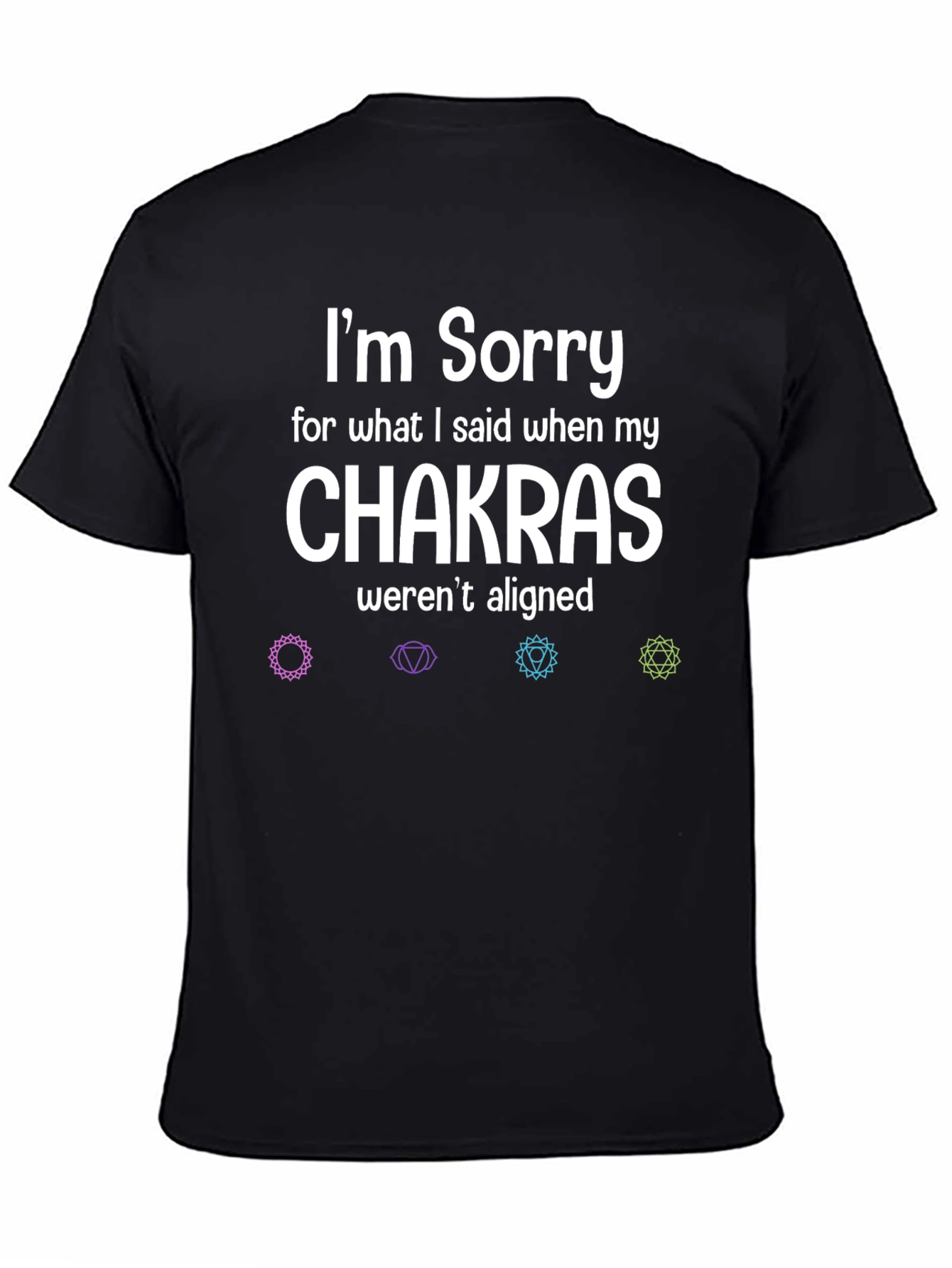 Chakra Alignment T-Shirt - Funny Slogan Tee
