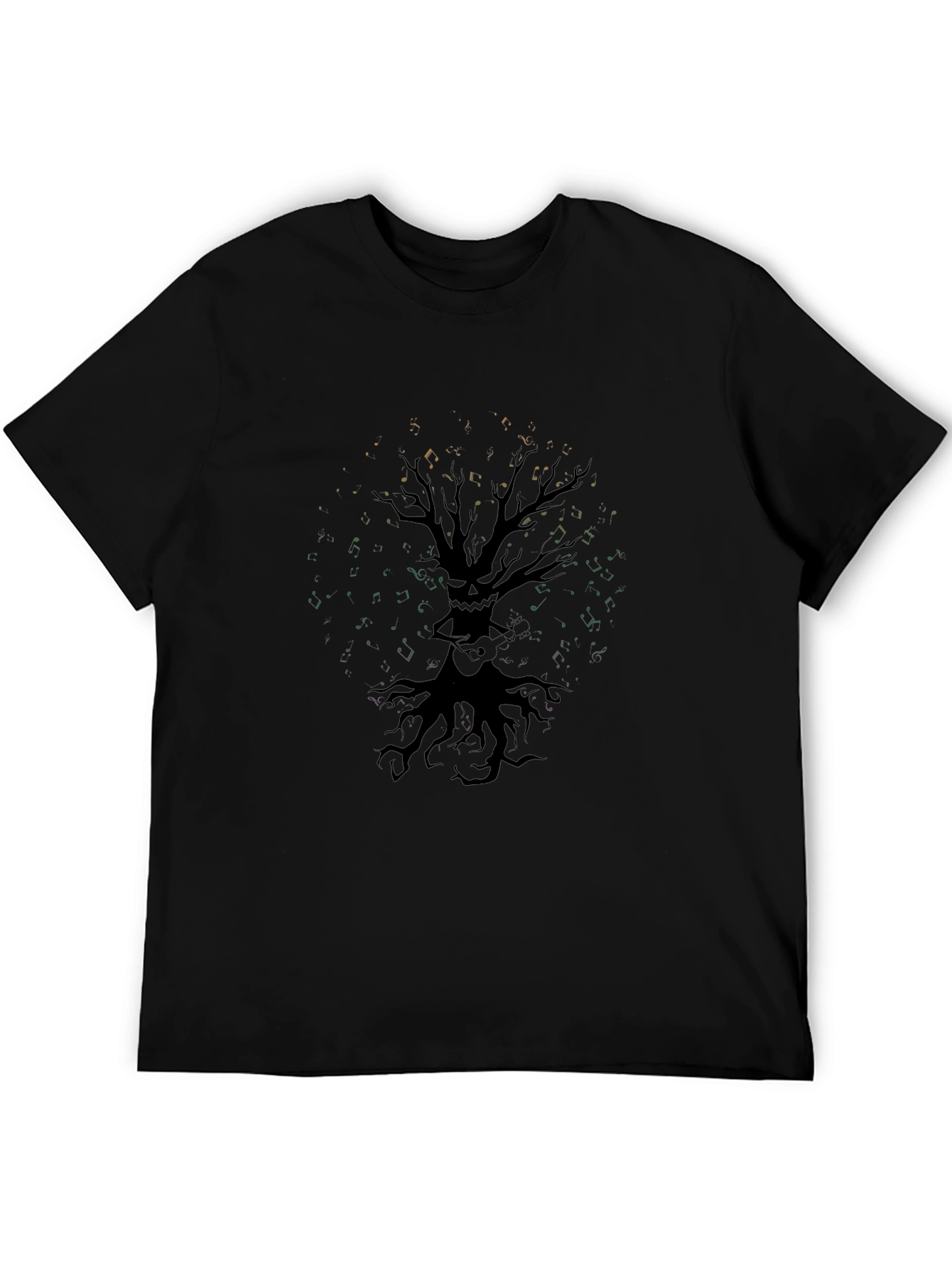 Spooky Tree Graphic Tee - Black